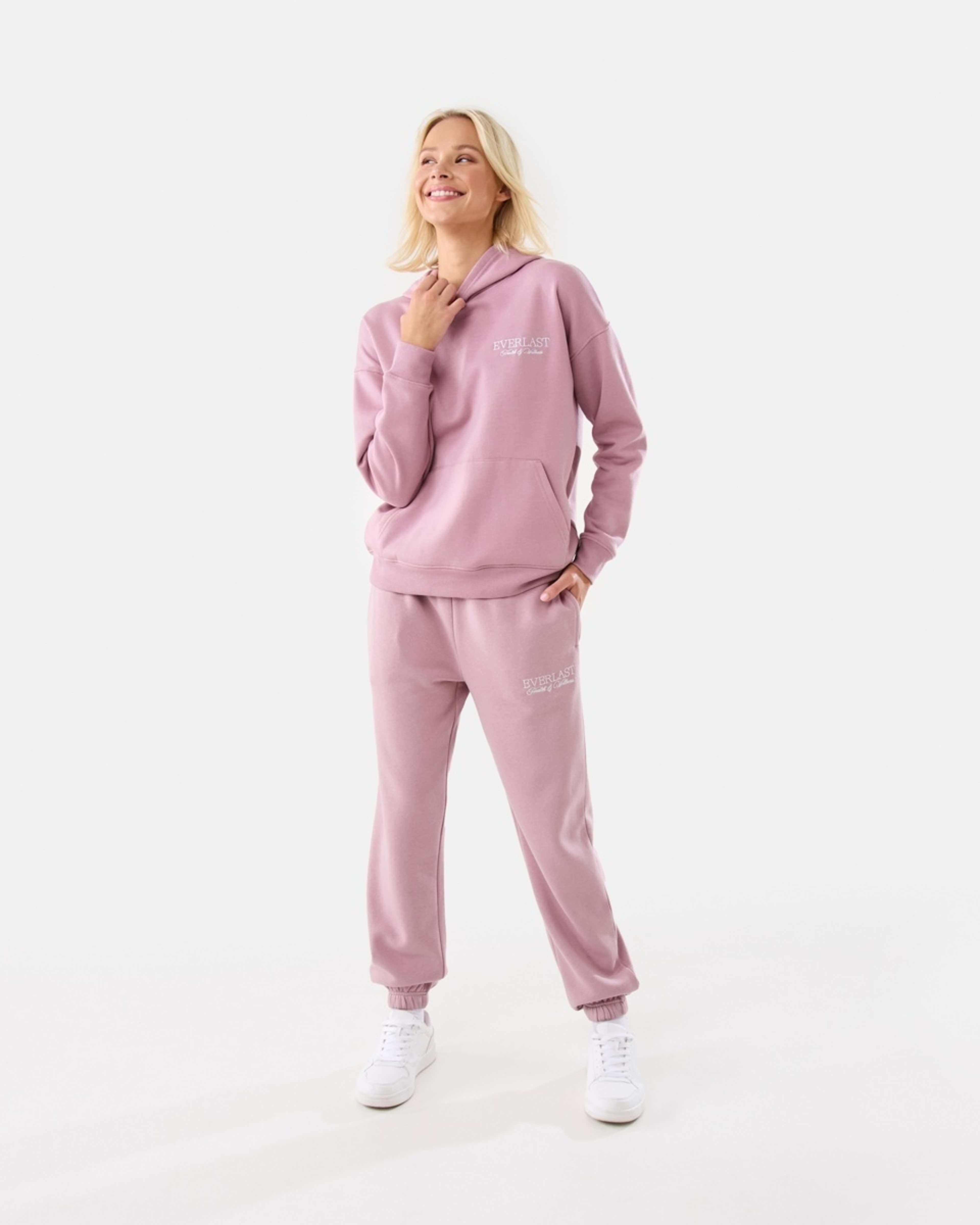 2 Everlast Womens Street Trackpants Dusty Pink, 2 of 9