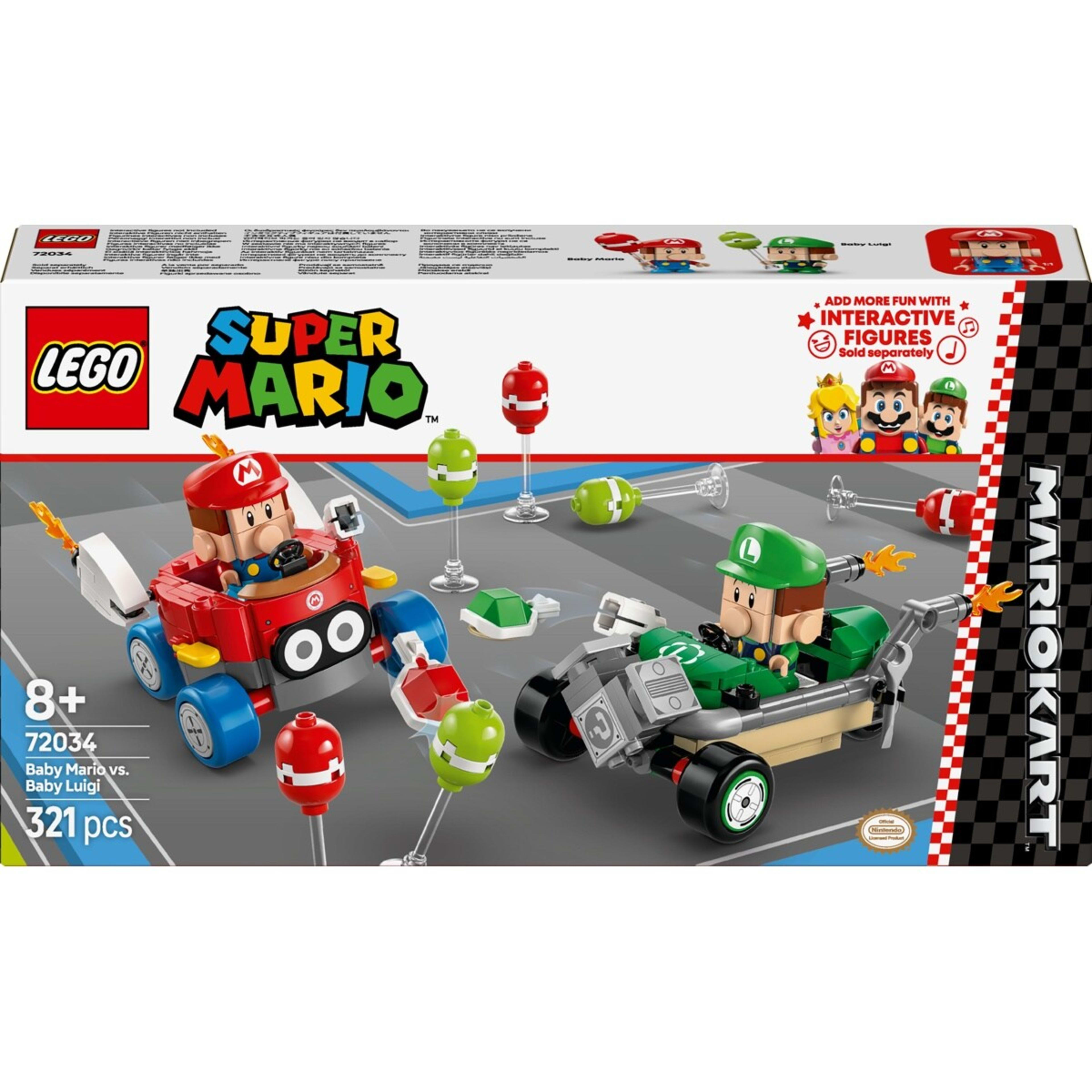 1 LEGO Super Mario: Mario Kart Baby Mario vs. Baby Luigi 72034, 1 of 10