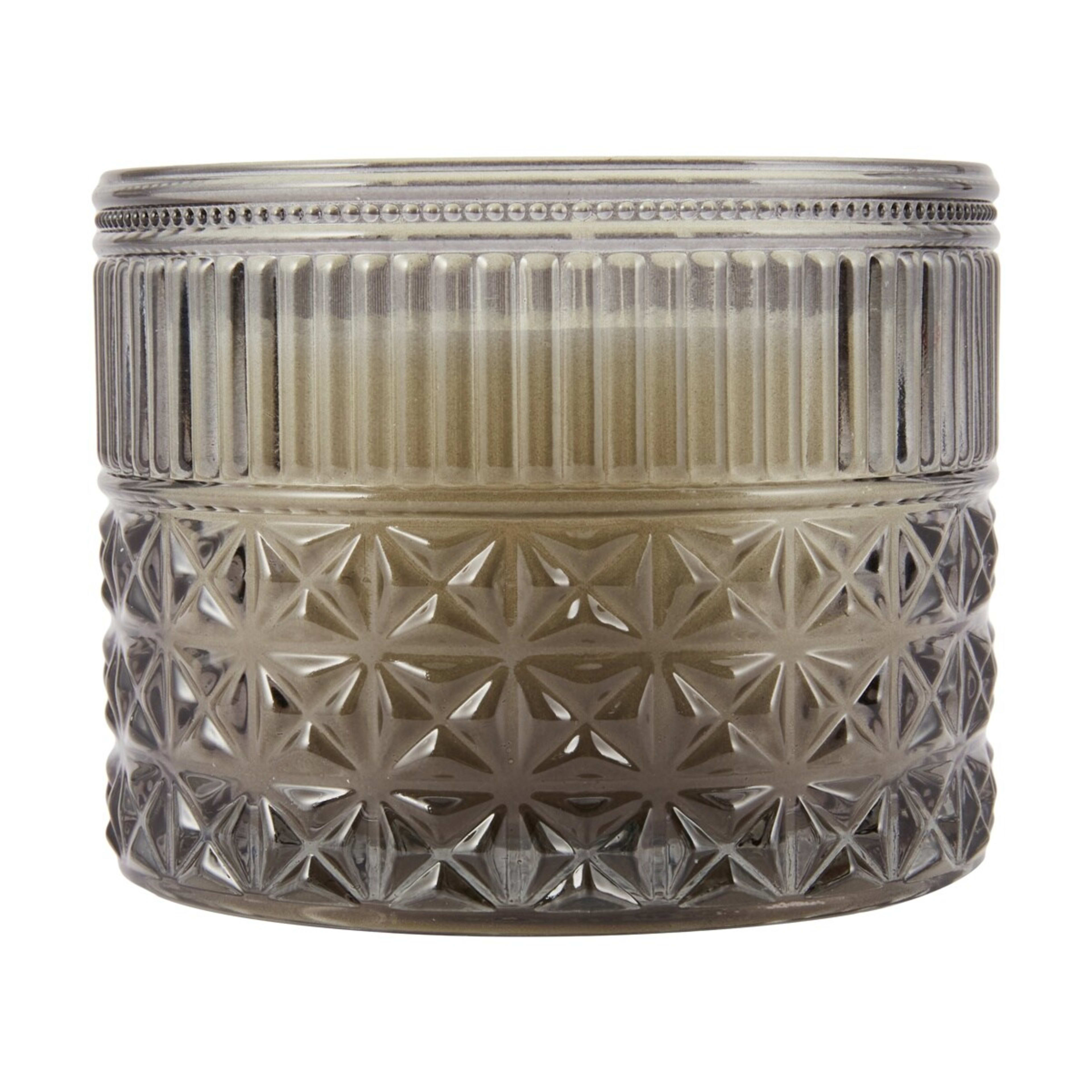 3 Smoke Geo Glass Candle, 3 of 5