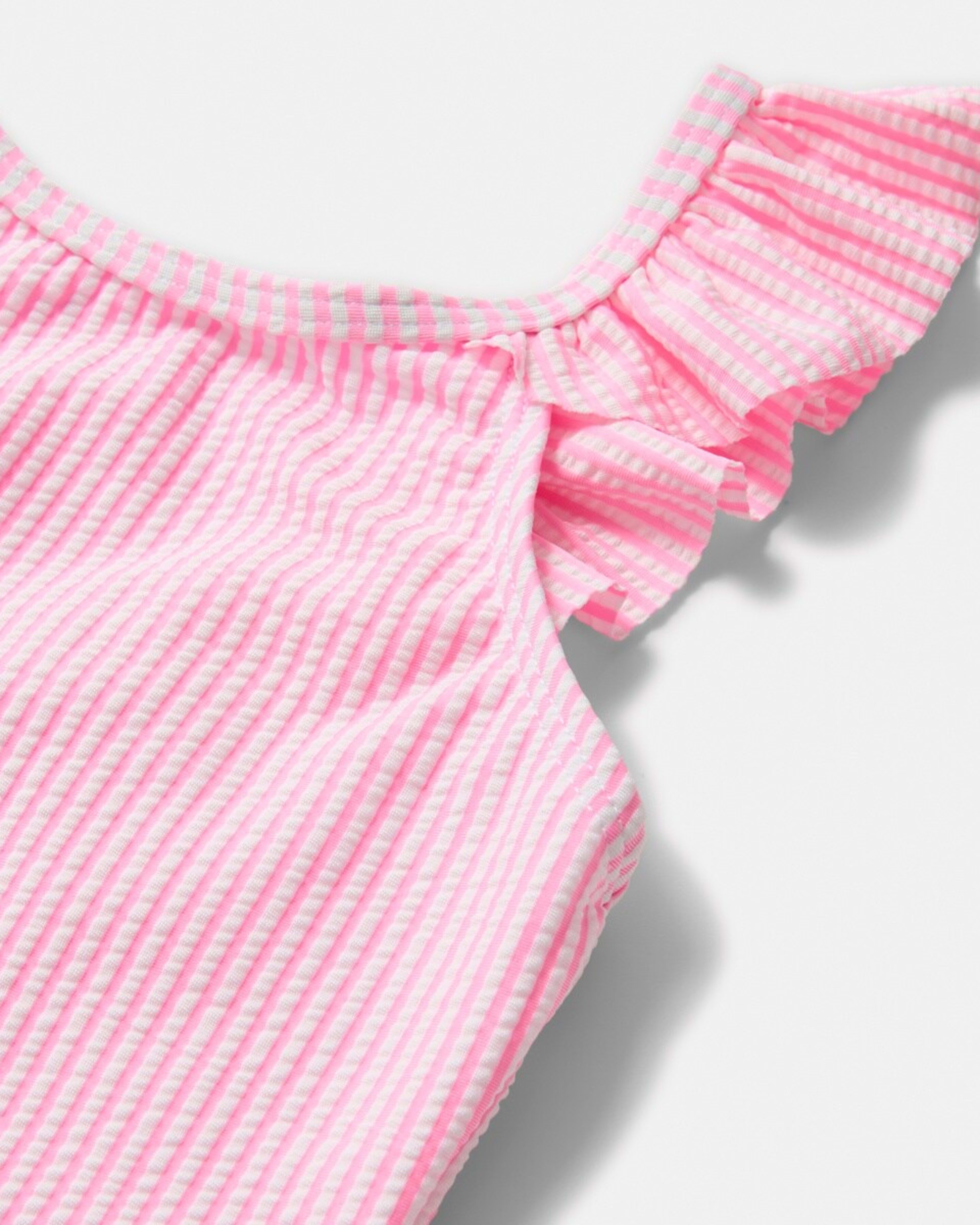 7 One Piece Swimsuit FLURO STRIPE, 7 of 7
