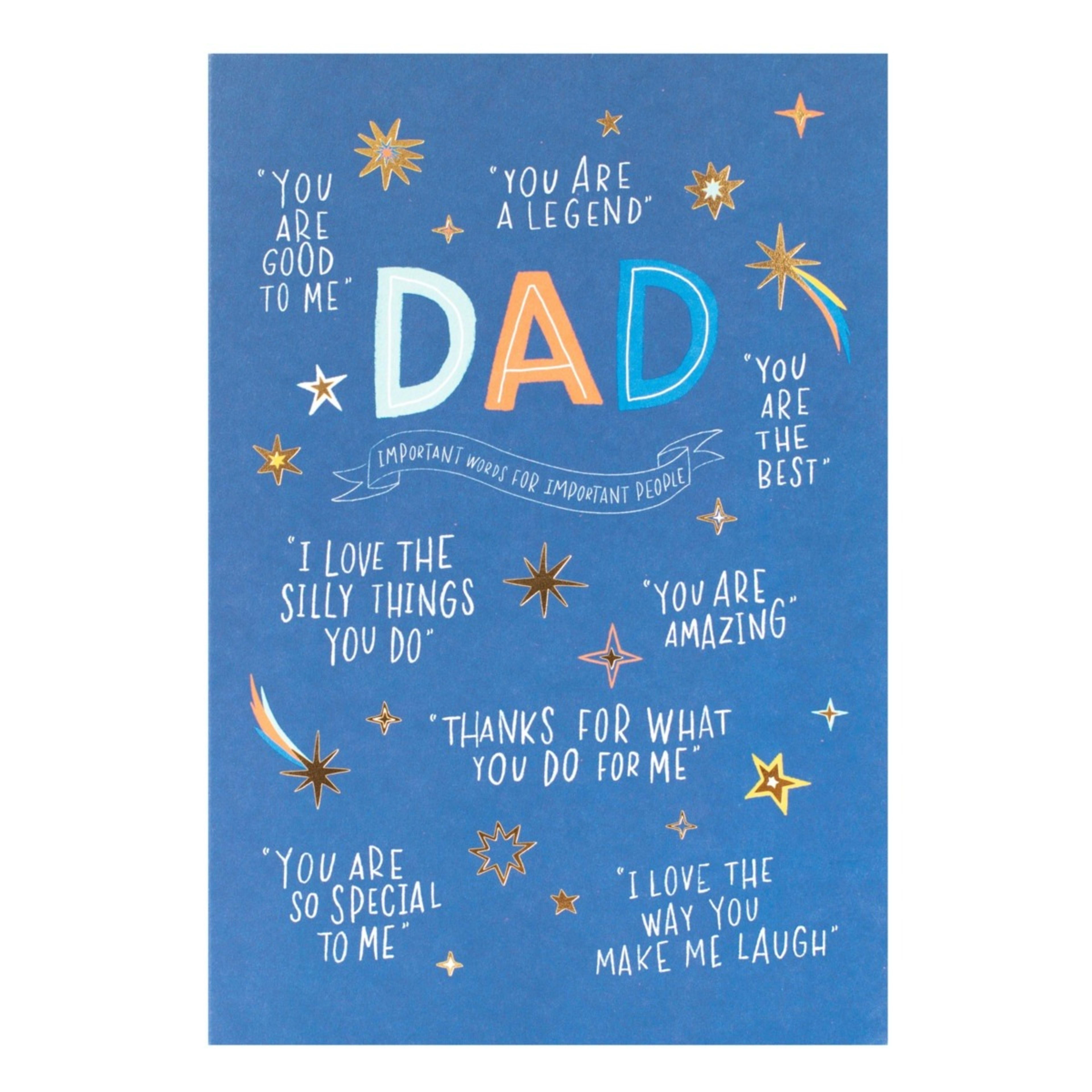 3 Hallmark Father's Day Card - Important Words, 3 of 3