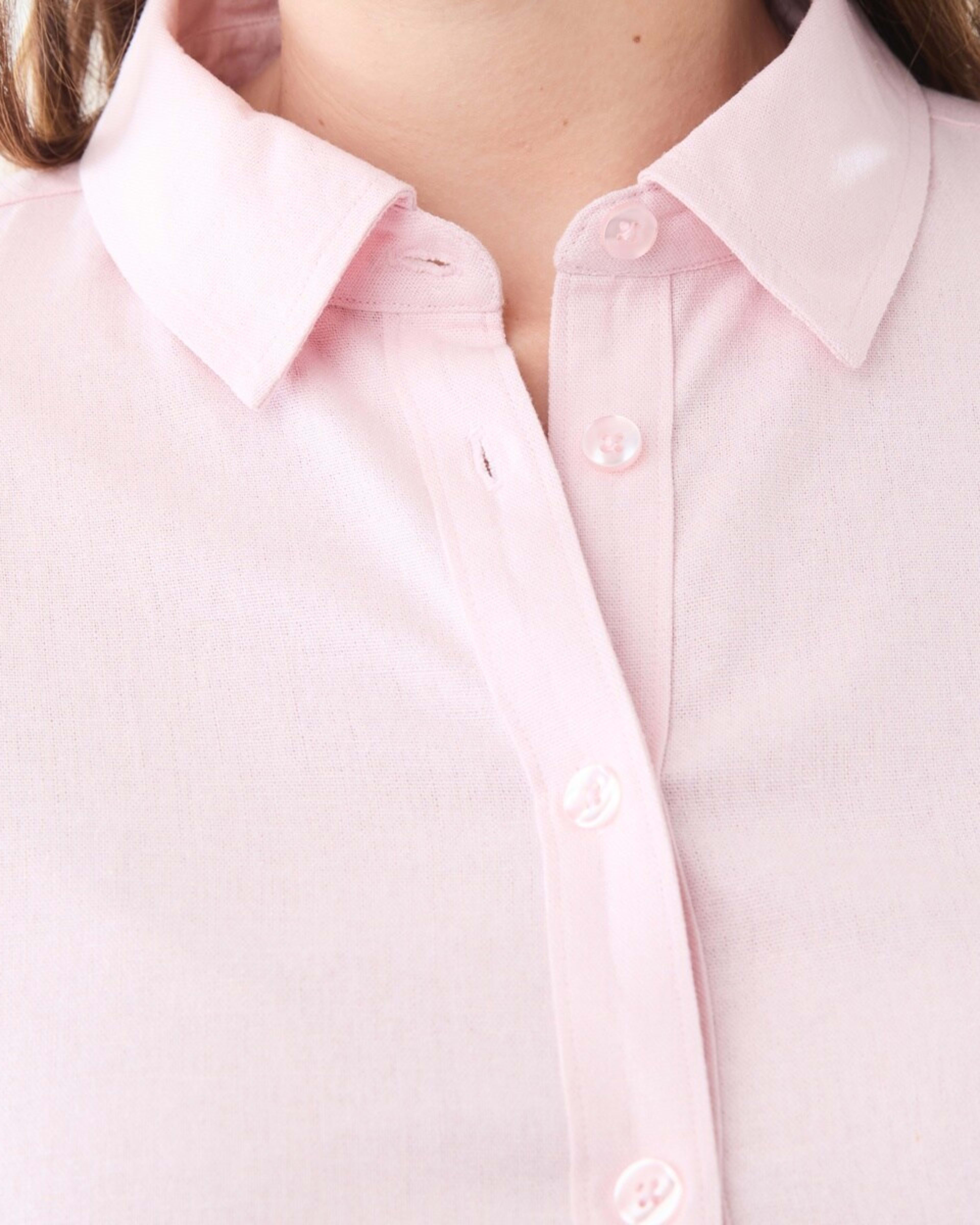 5 Curve Long Sleeve Shirt Soft Pink, 5 of 5