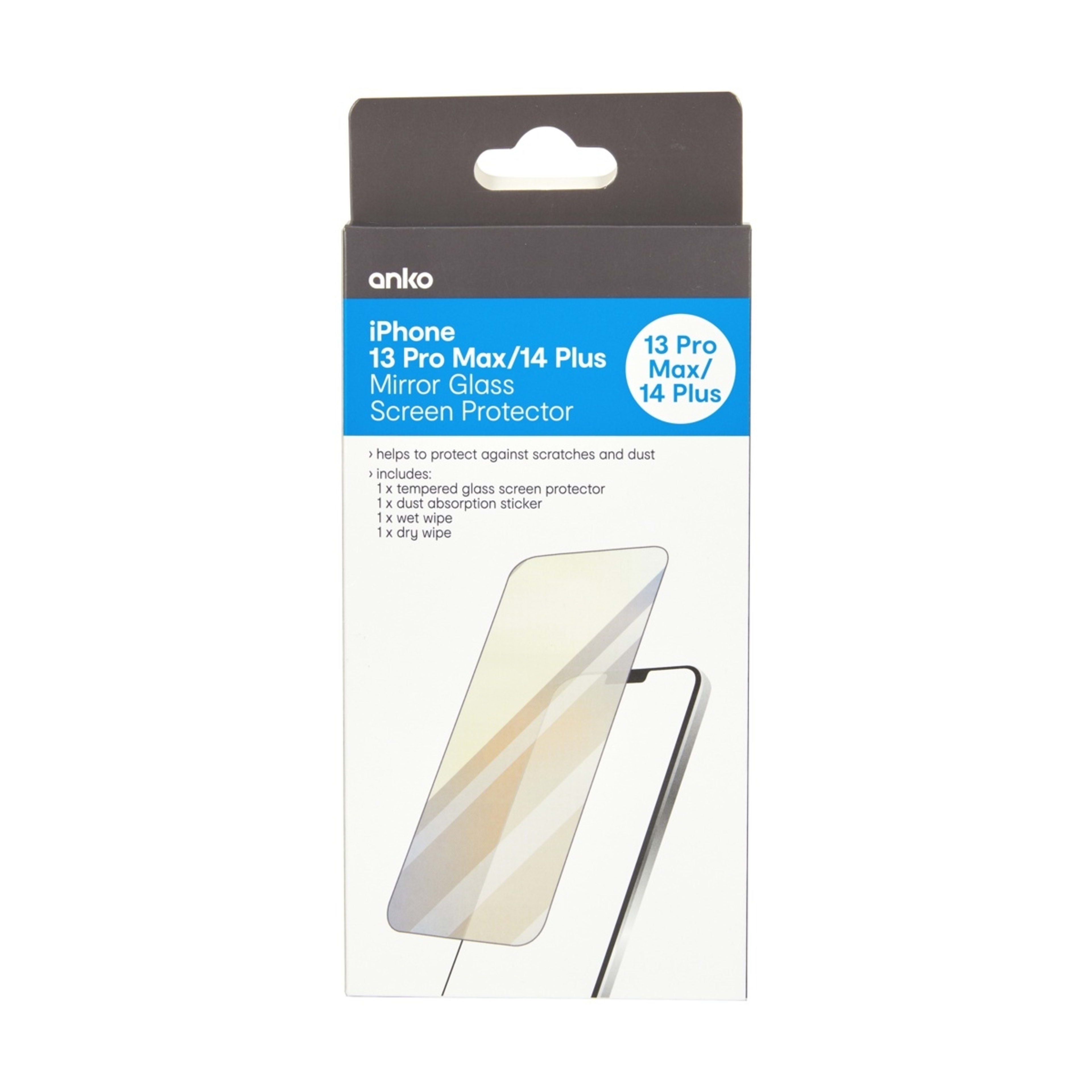 1 iPhone 13 Pro Max /14 Plus Mirror Glass Screen Protector, 1 of 2