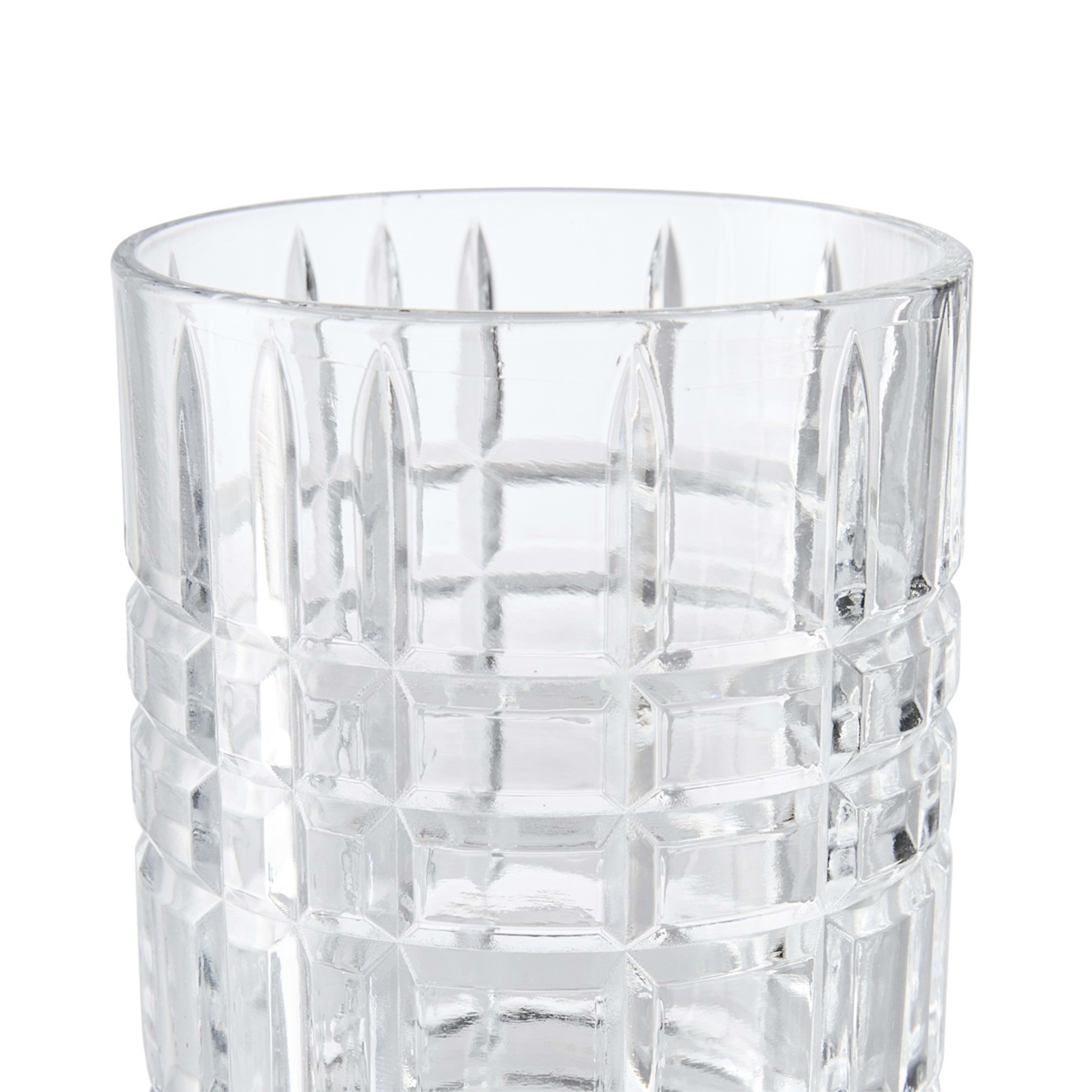 4 6 Pack Clear Harvey Tumbler Glasses, 4 of 7