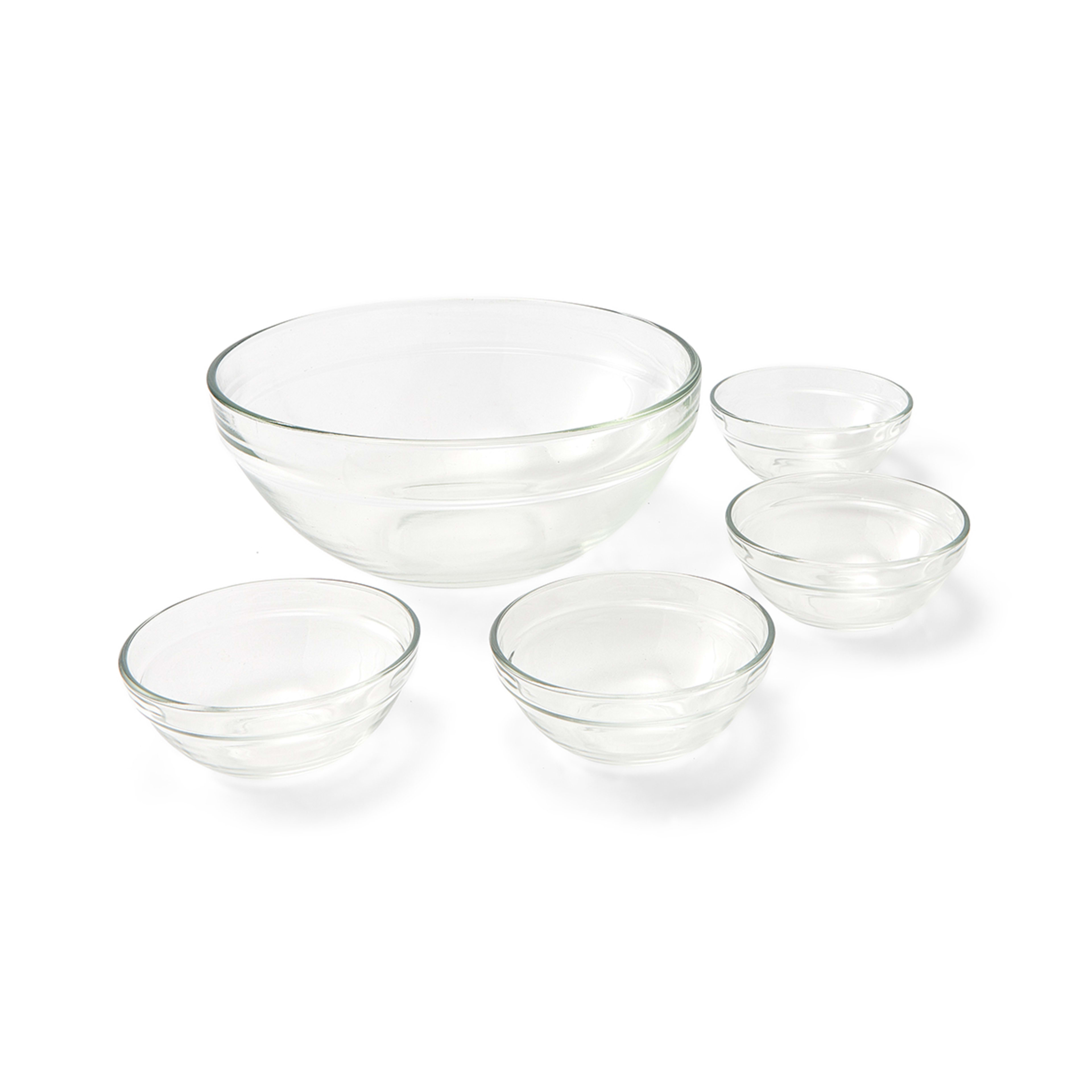2 Set of 5 Glass Mixing and Prep Bowls, 2 of 10