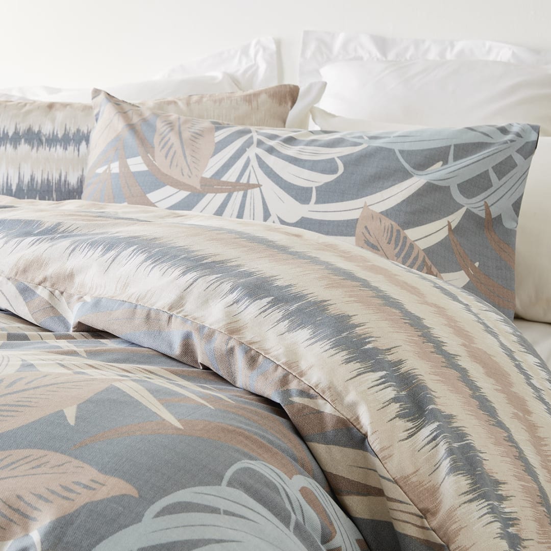 Sonny Cotton Rich Reversible Quilt Cover Set Queen Bed Kmart