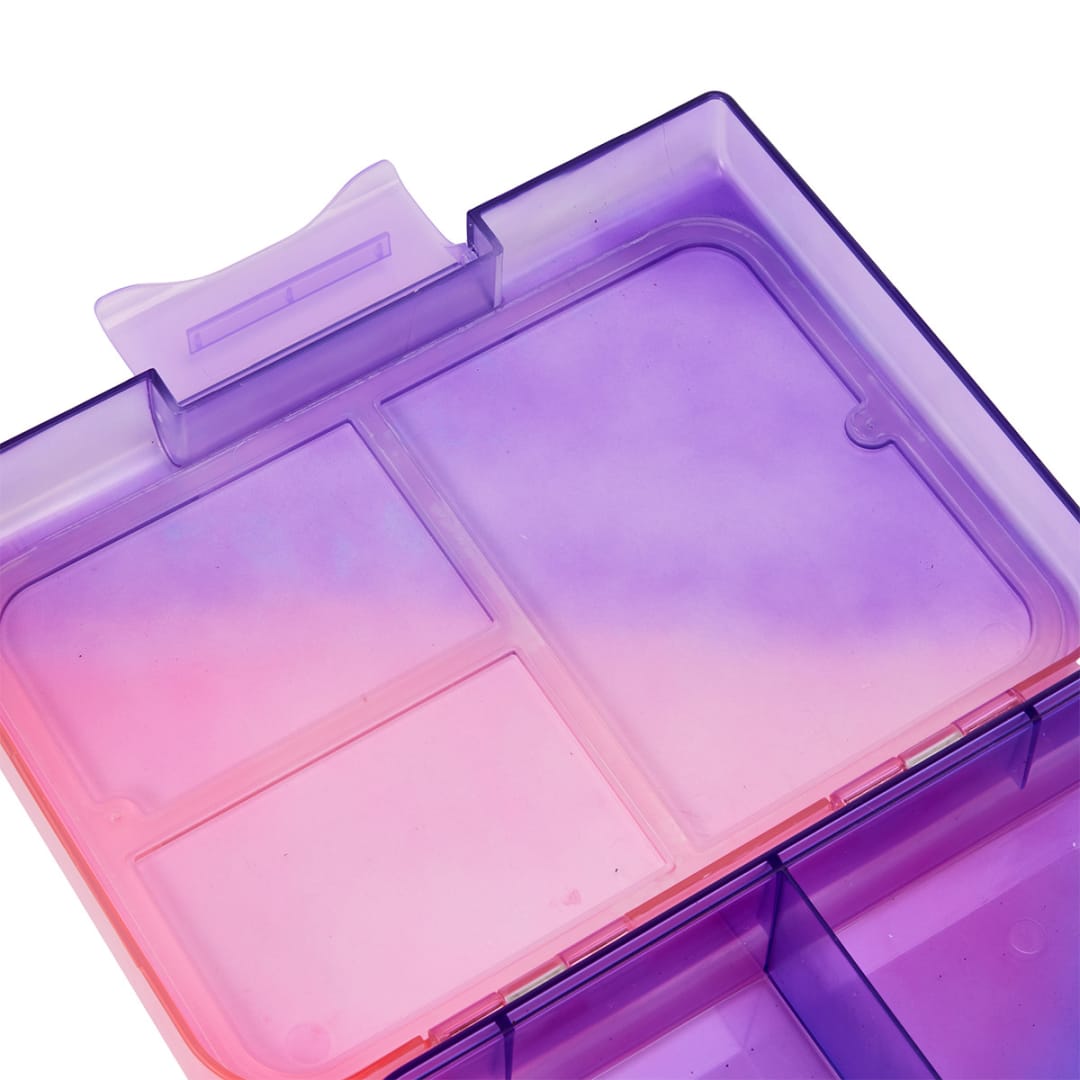 Purple and Pink Ombre Bento Lunchbox Kmart