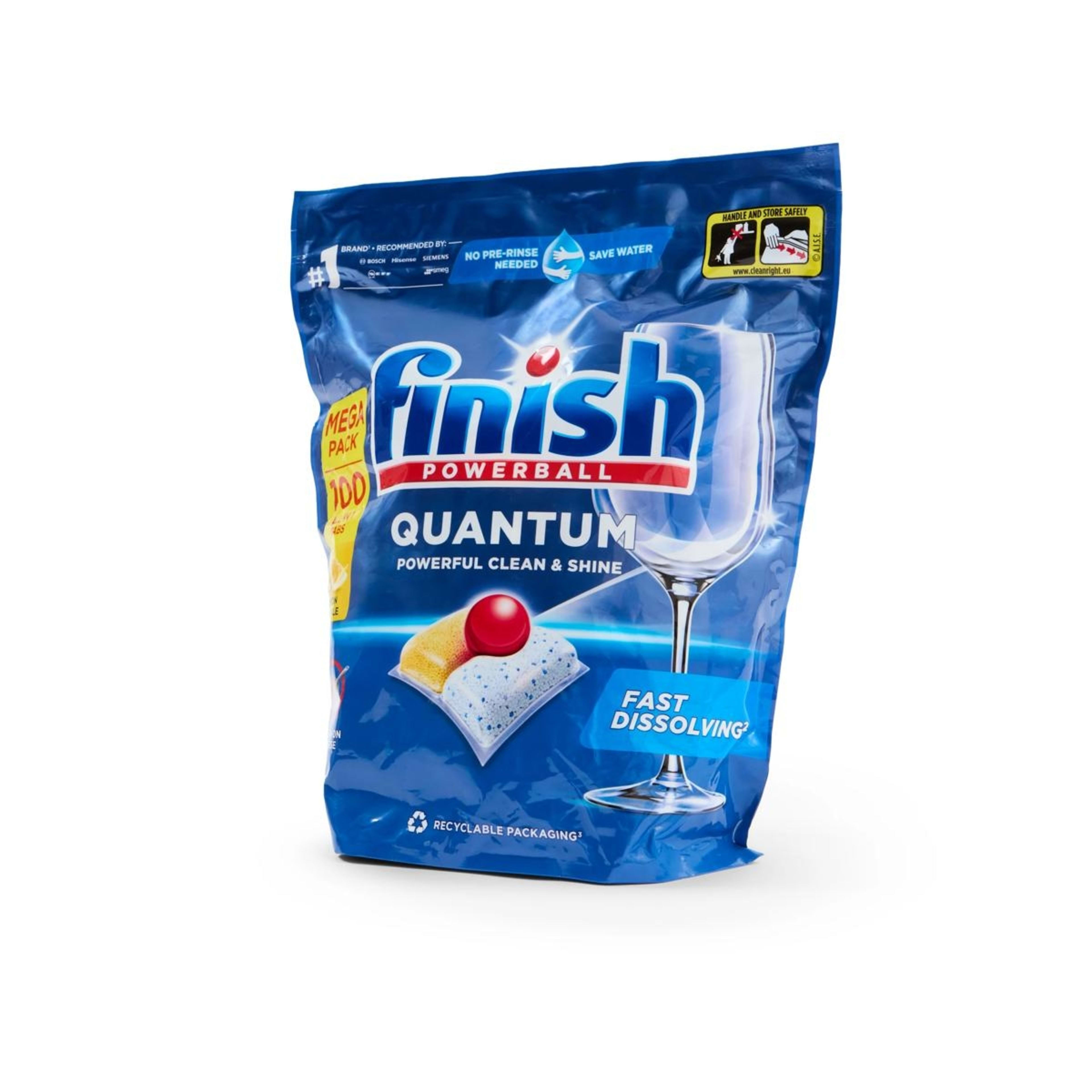 3 100 Pack Finish Powerball Quantum Dishwasher, 3 of 7