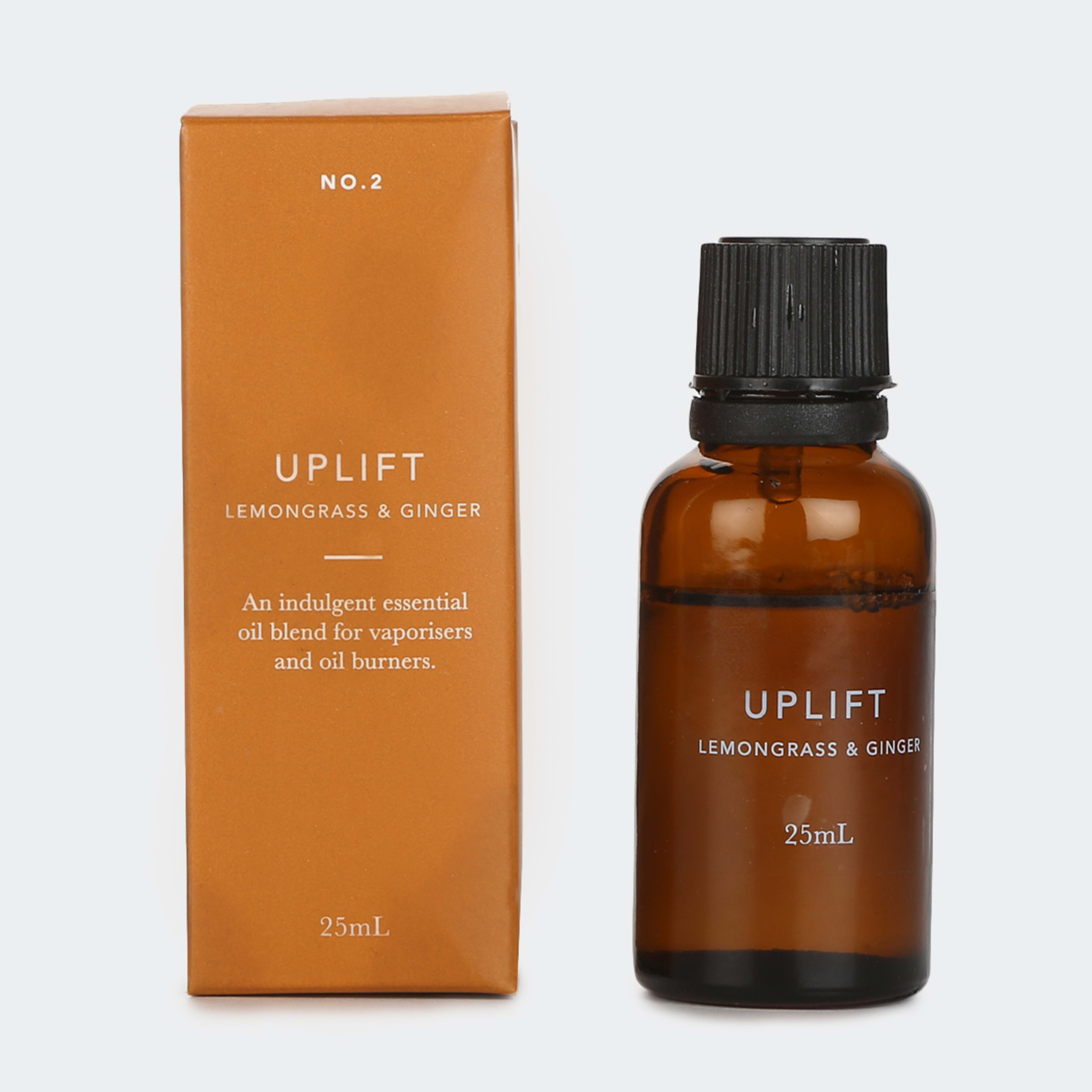 1 Uplift Lemongrass and Ginger Essential Oil Blend 25ml