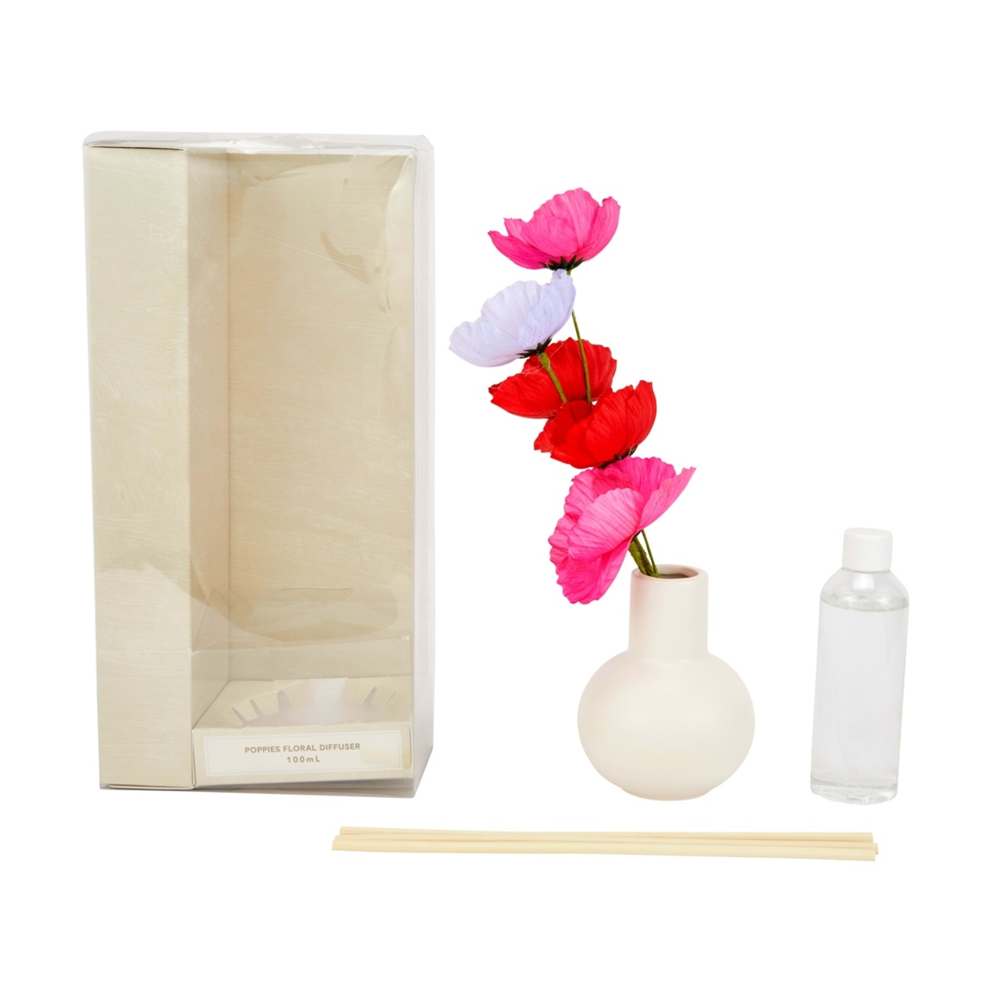 2 Poppies Floral Diffuser 100ml, 2 of 7