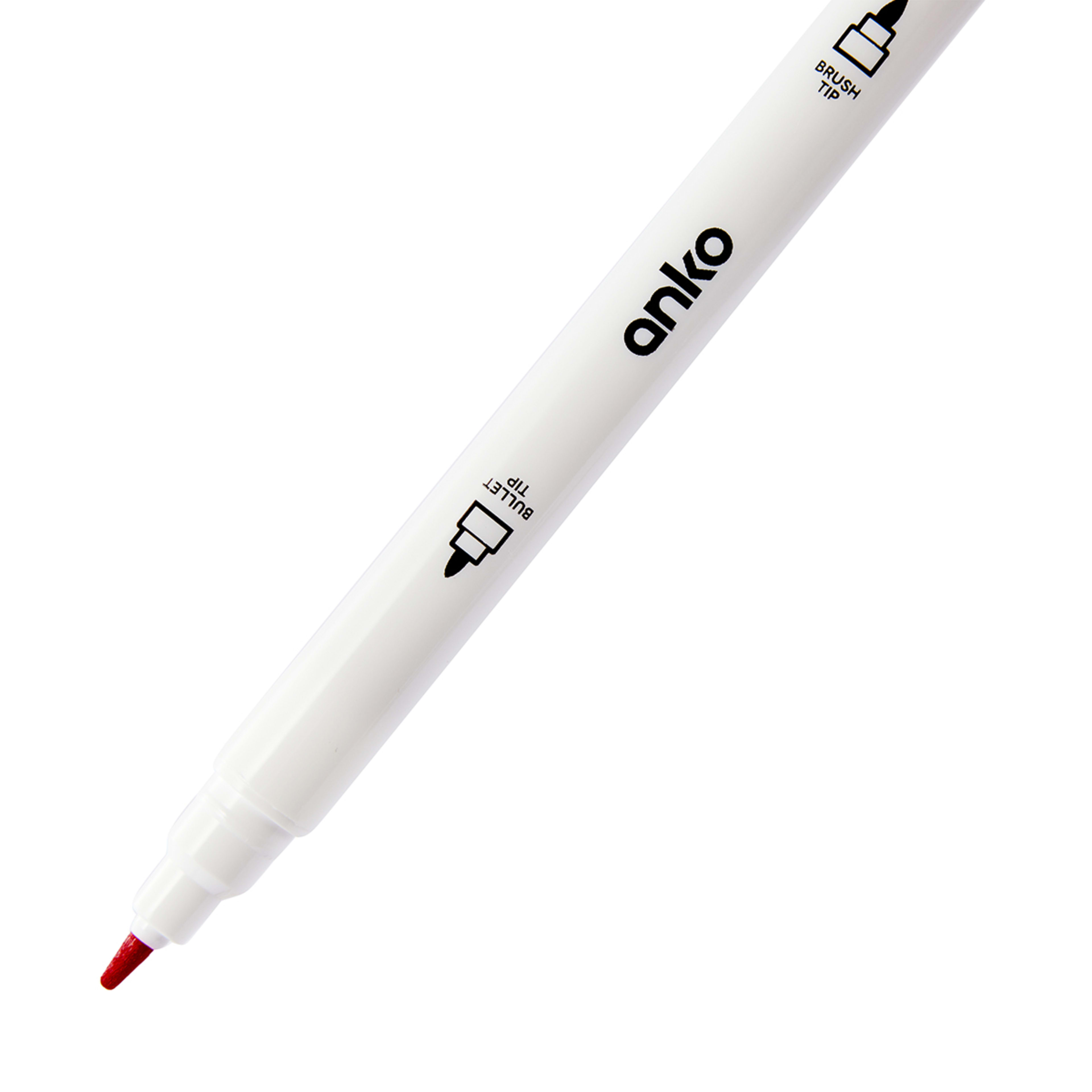 24 Pack Dual Tip Brush Markers Kmart