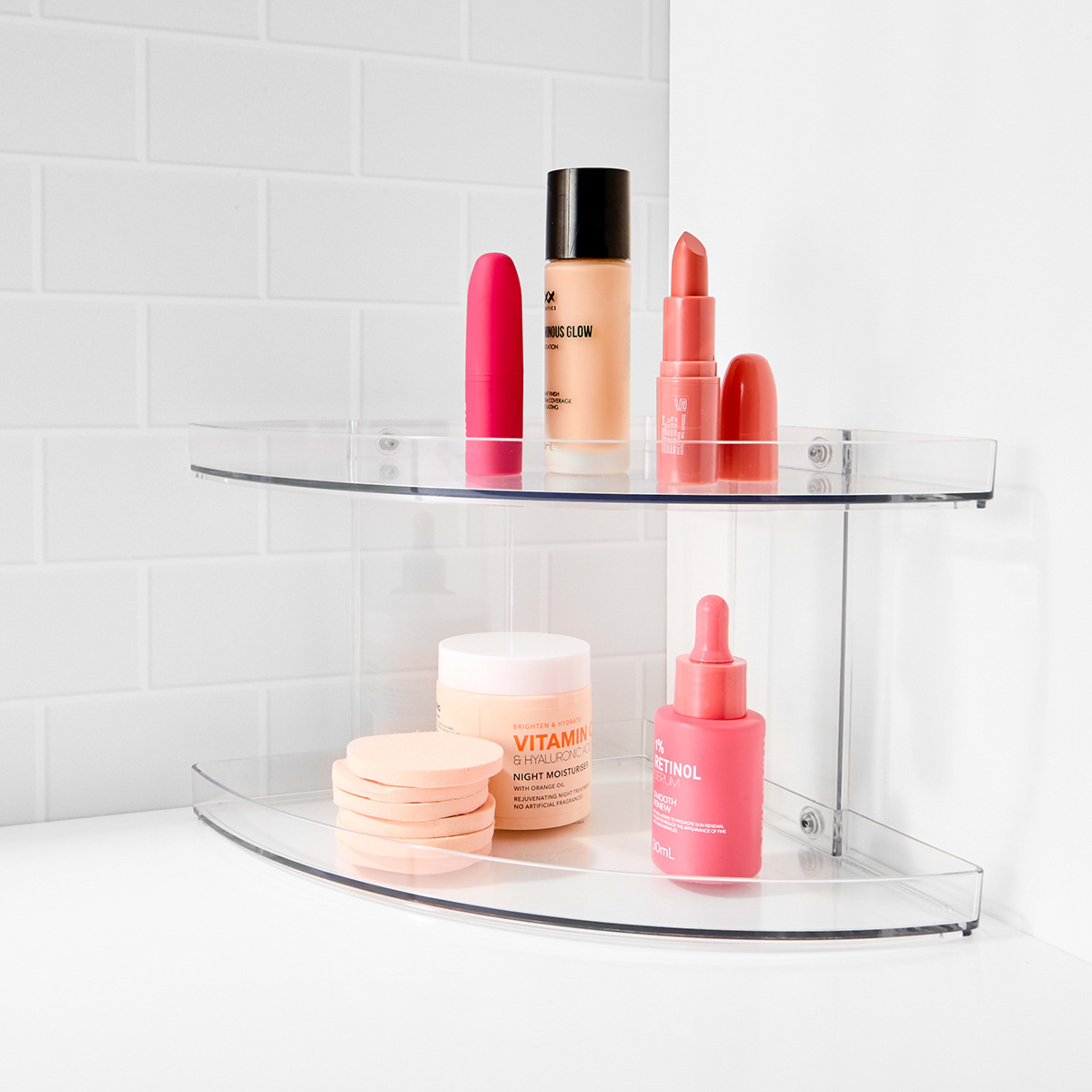 1 Modular 2 Tier Corner Stand