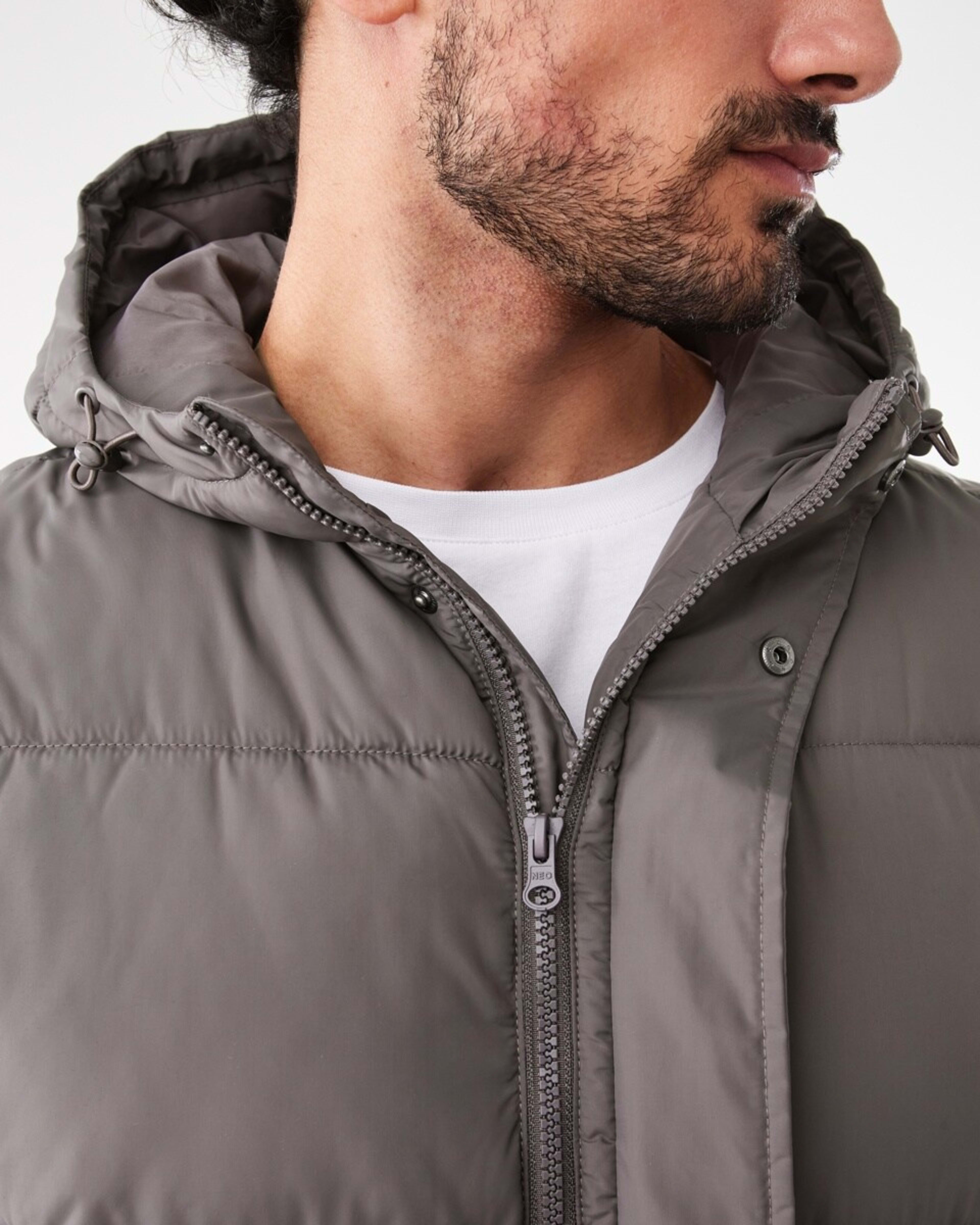8 Hooded Puffer Vest Brn Eagle, 8 of 9
