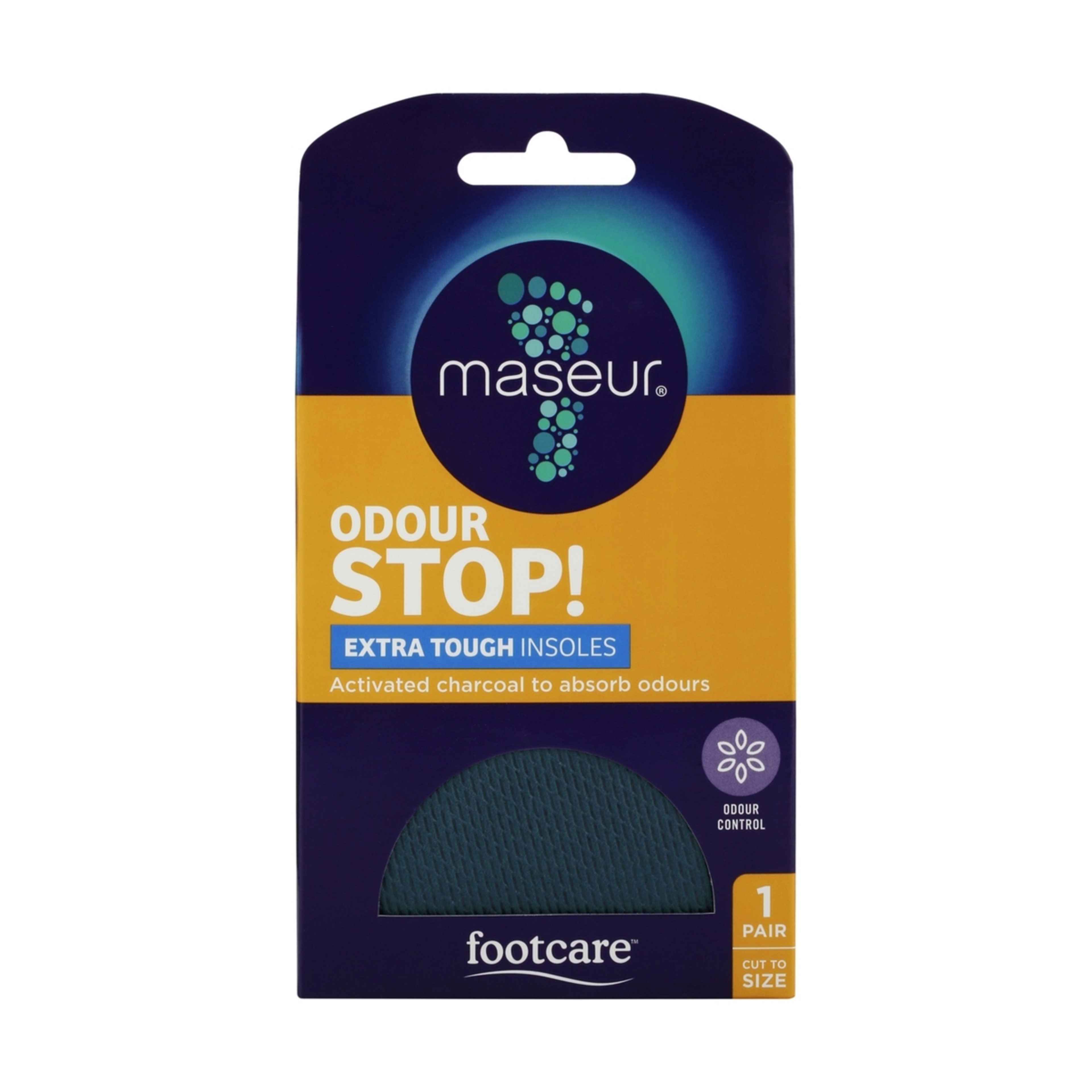 2 Footcare Odour Stop Extra Tough Insoles, 2 of 3