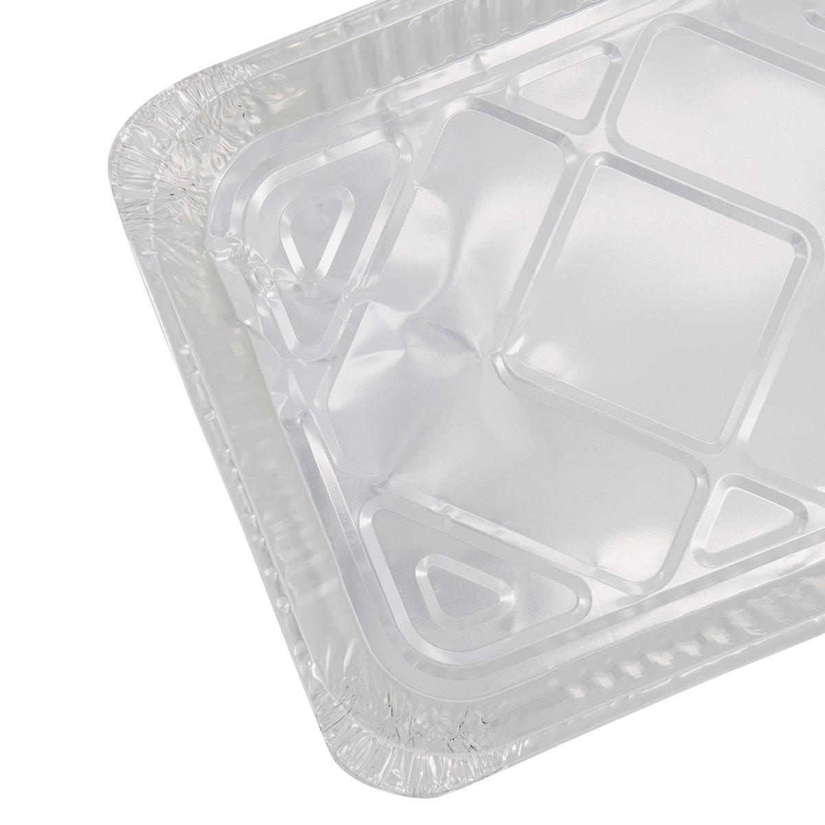 2 Pack Aluminium Roasting Trays with Lids Kmart