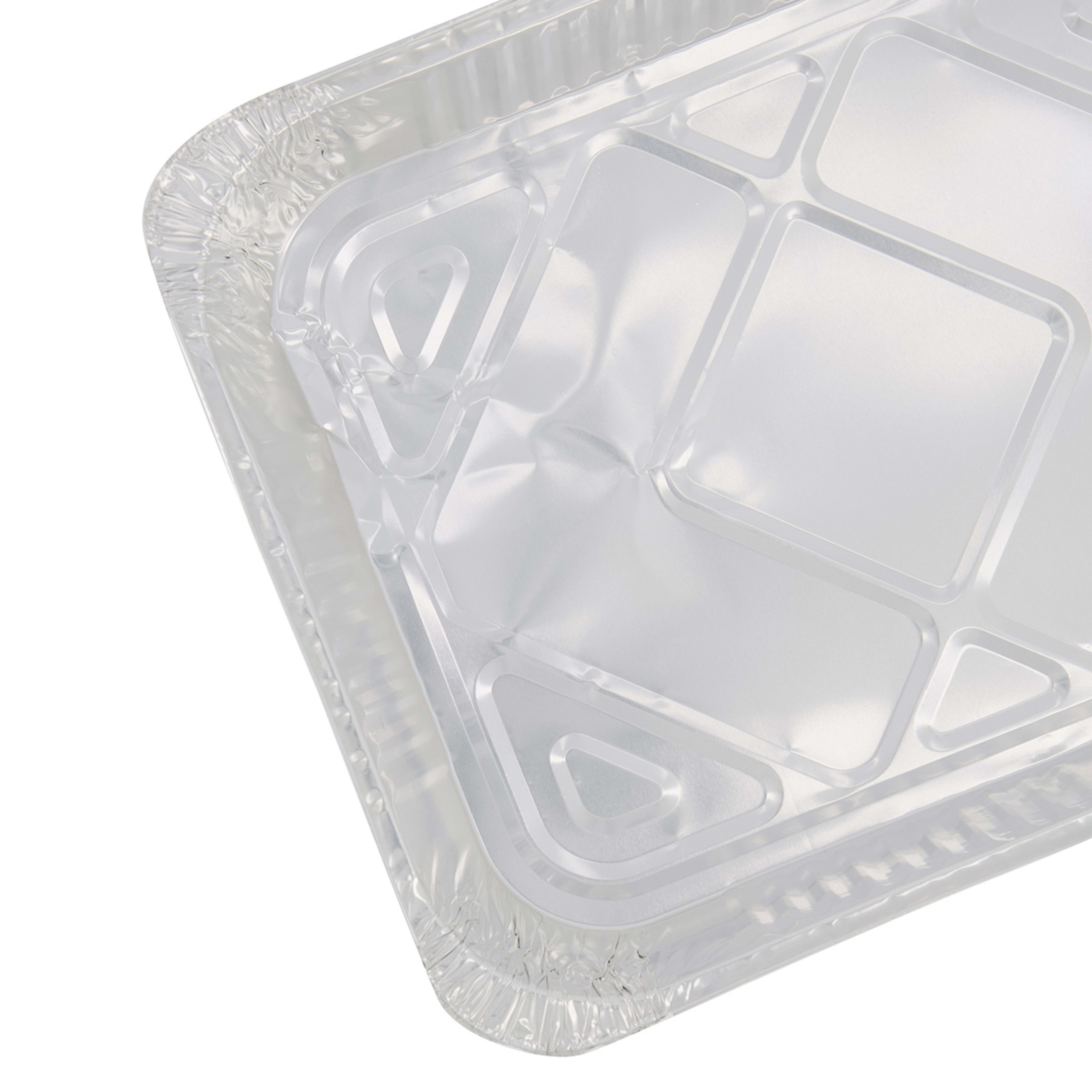 5 2 Pack Aluminium Roasting Trays with Lids, 5 of 7
