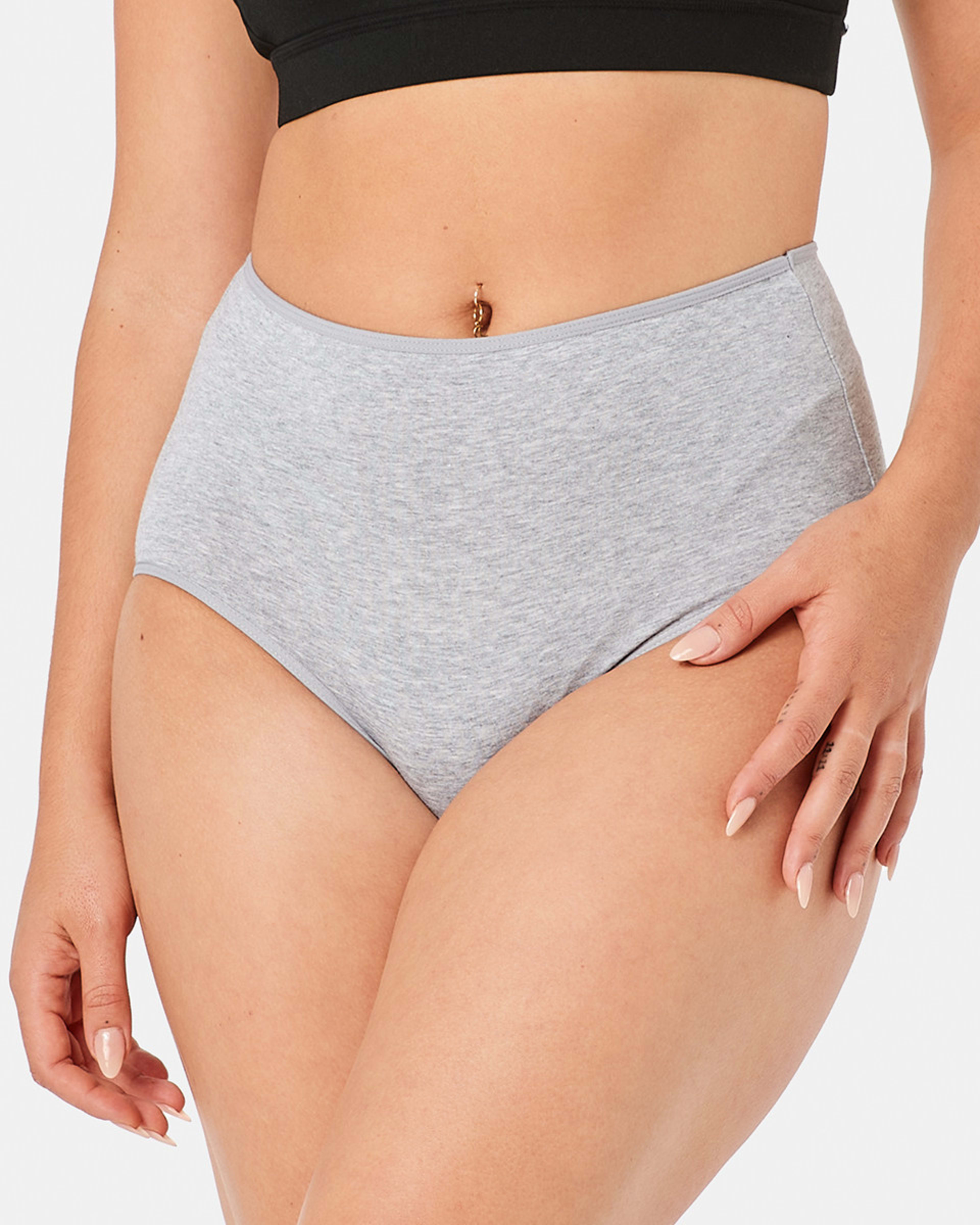 4 7 Pack Cotton Stretch Full Briefs Col Pack, 4 of 9