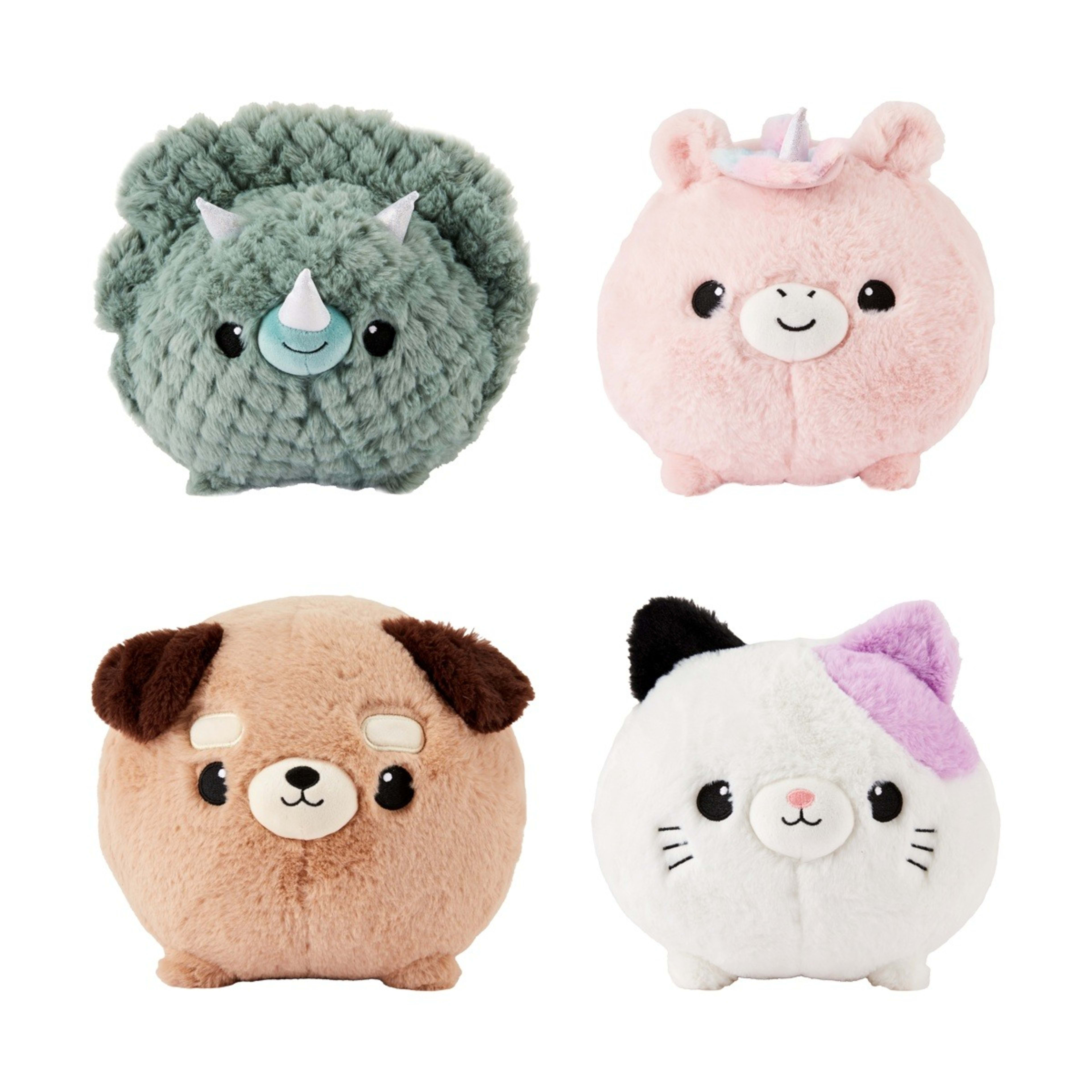 1 Soft Round Plush Toy - Assorted