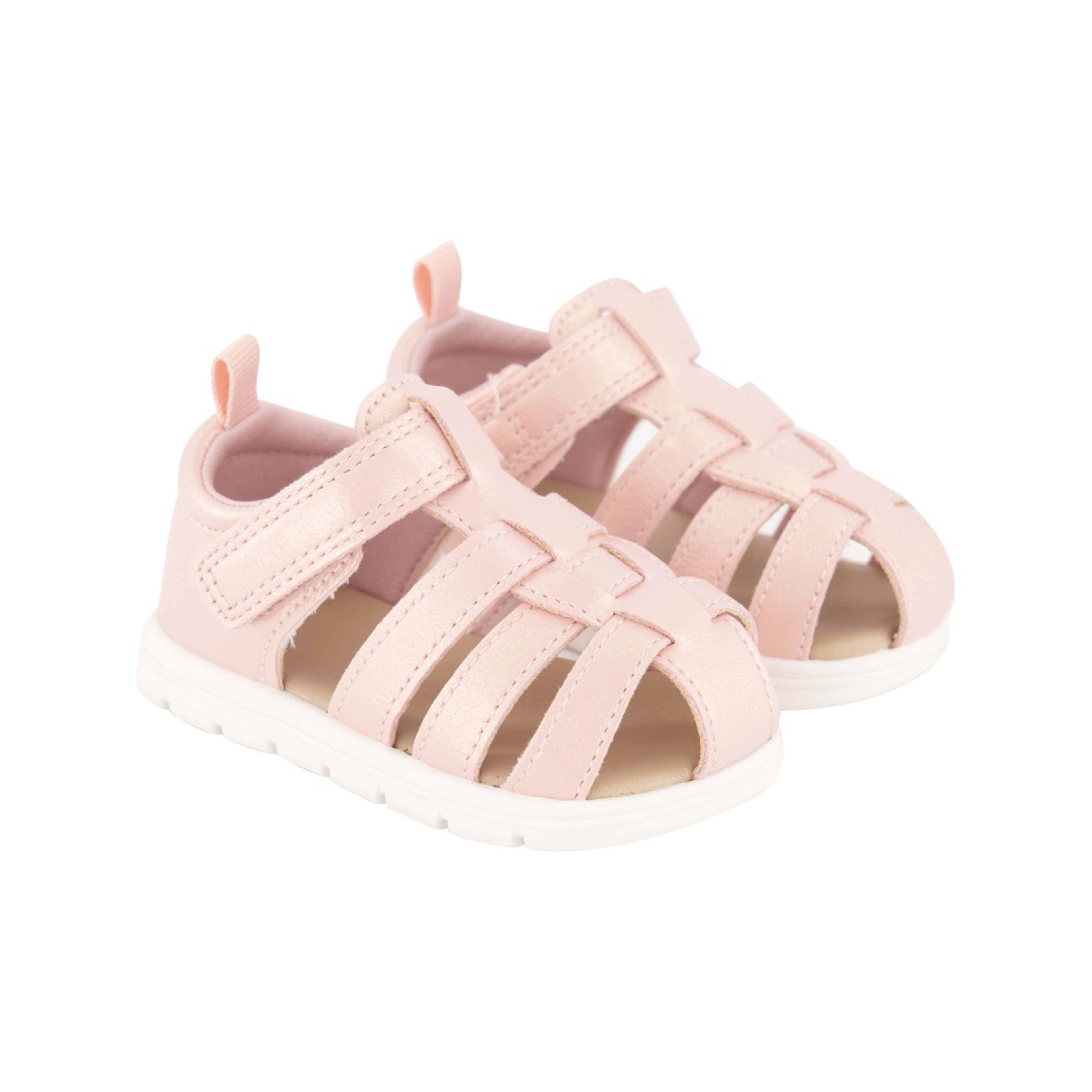 2 Baby Sandals Pearlised Pink, 2 of 4