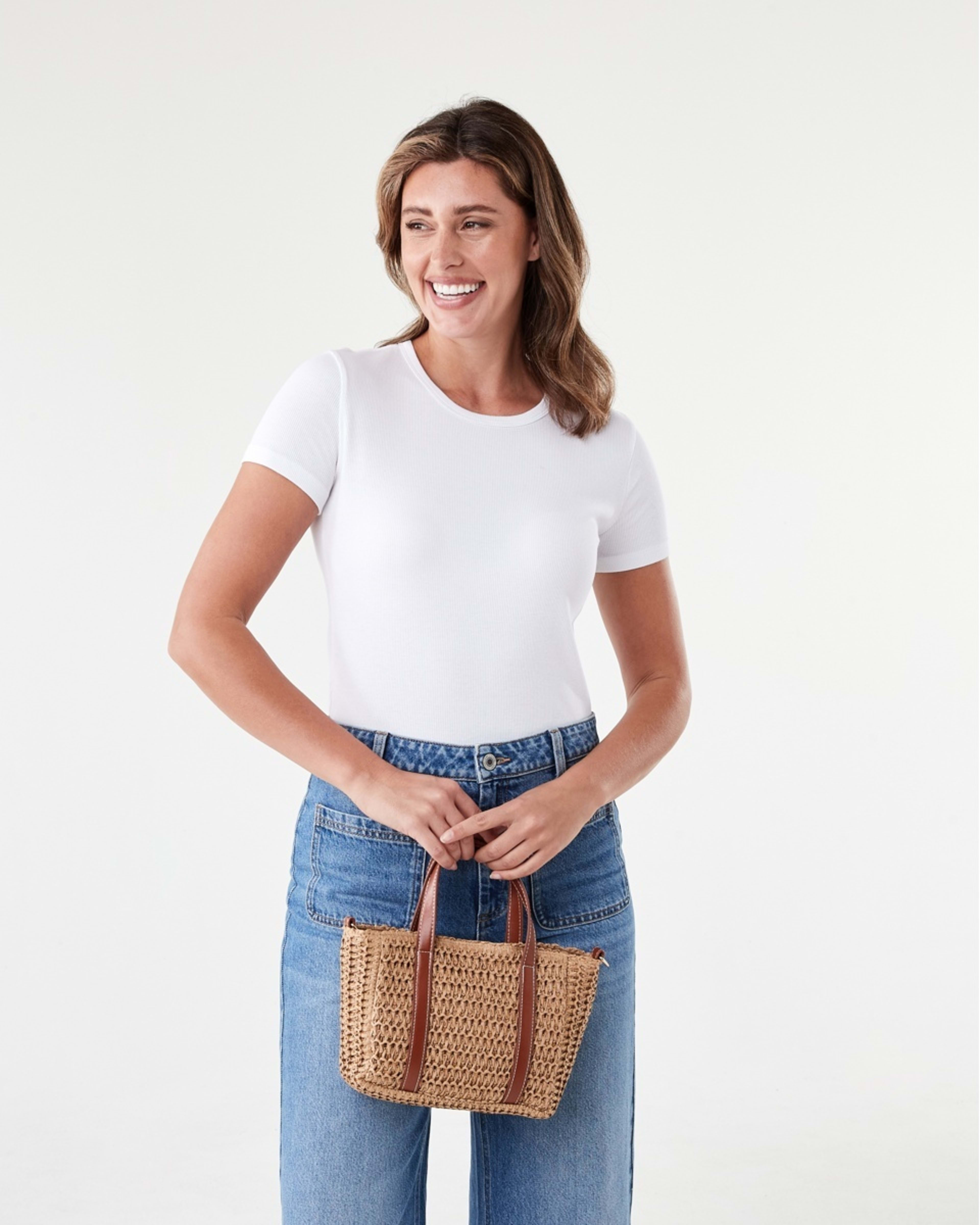 7 Mini Tote Bag Natural, 7 of 7