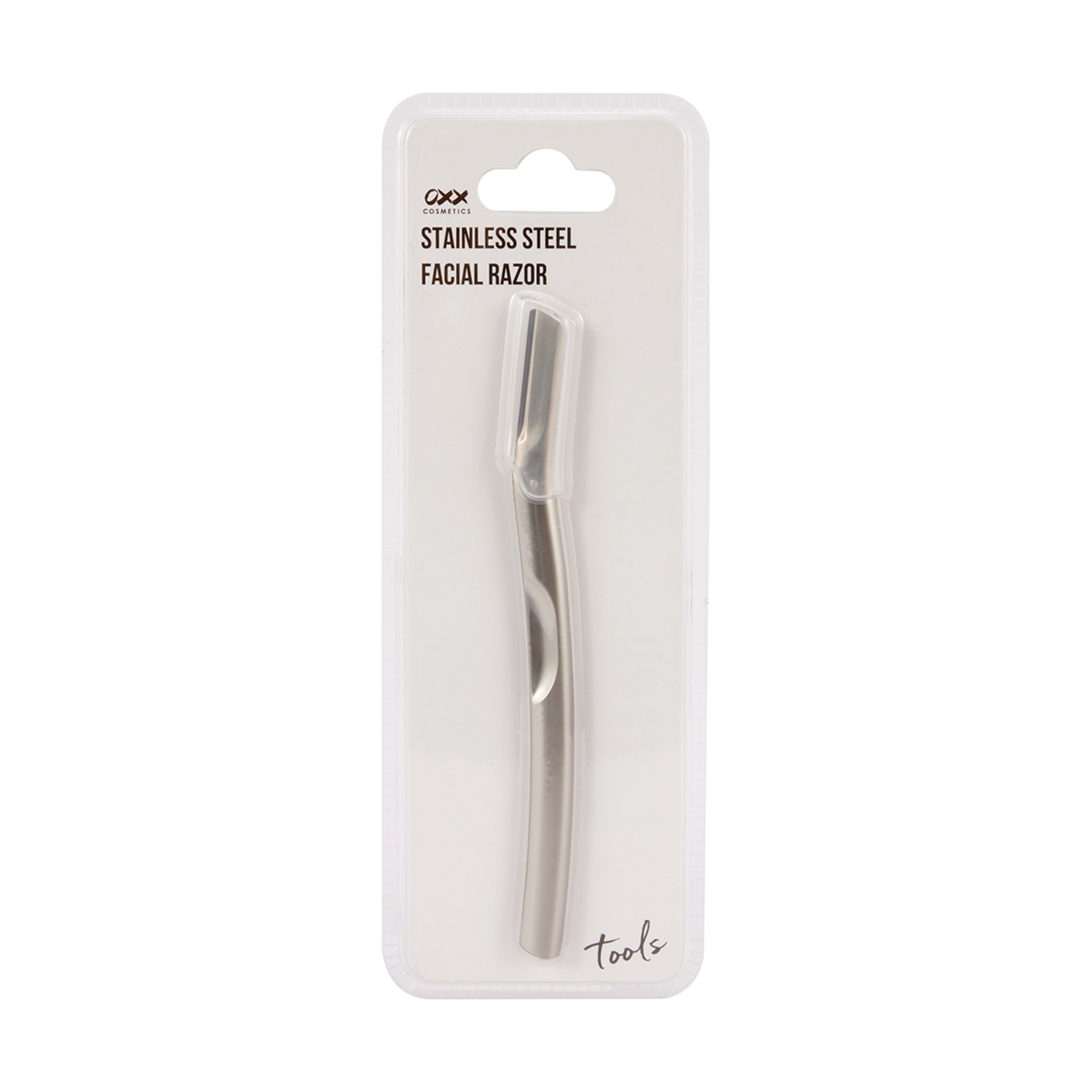 1 OXX Cosmetics Stainless Steel Facial Razor - Silver Tone, 1 of 4