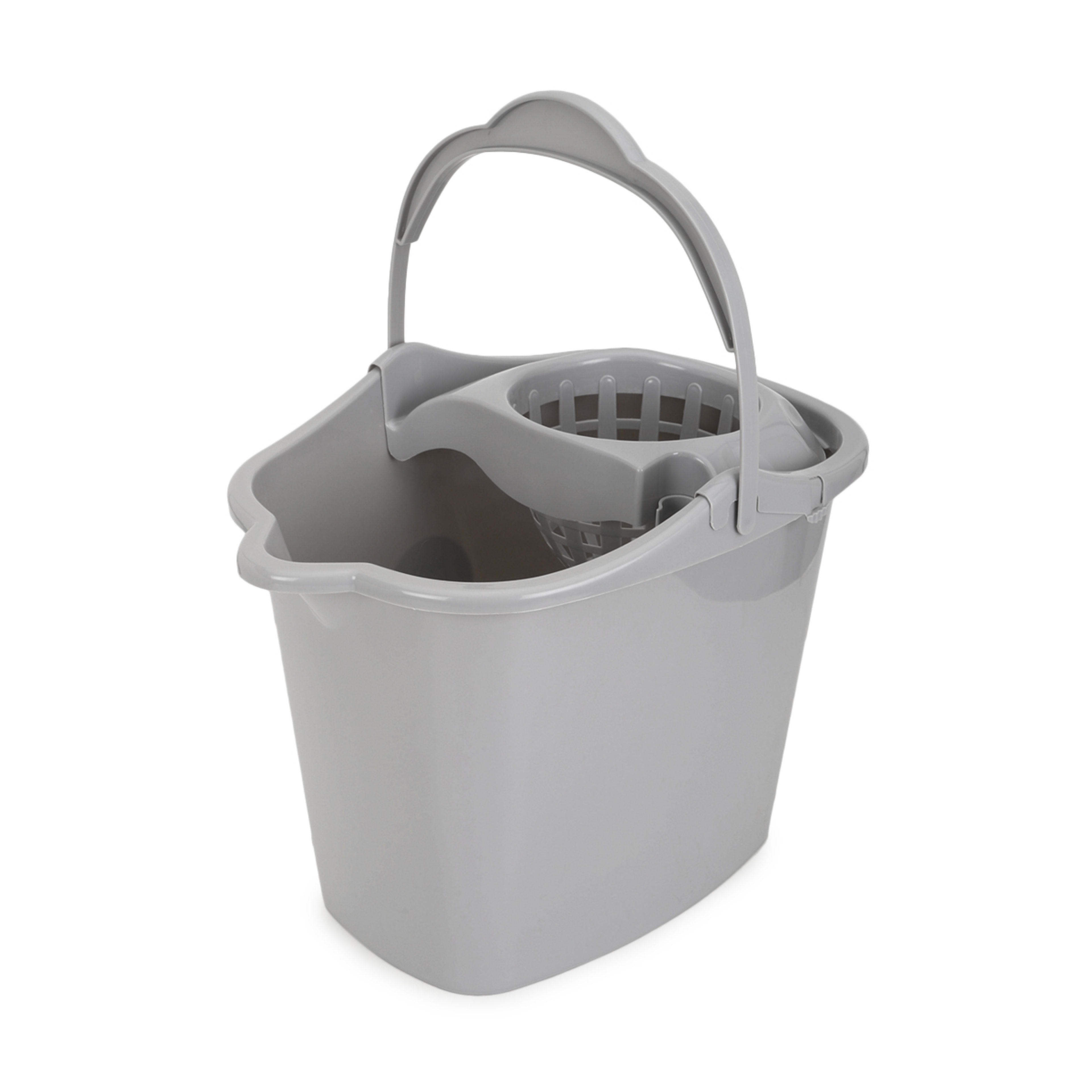 2 15L Bucket with Wringer - Grey, 2 of 9