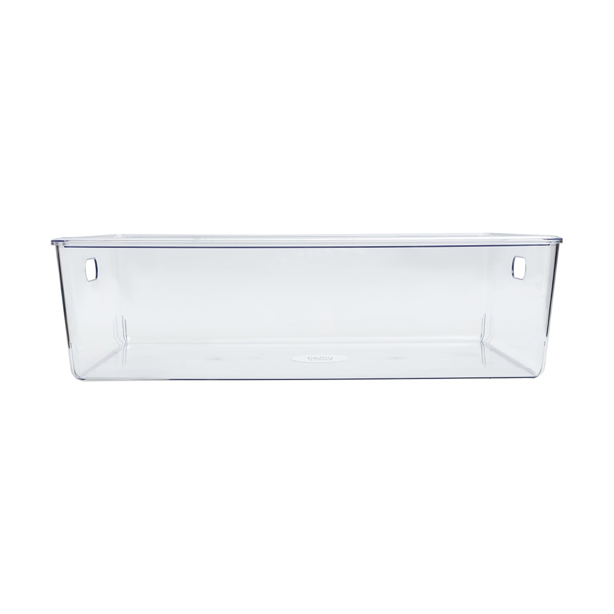 Smooth and Shiny Clear Plastic Tub 26L Kmart