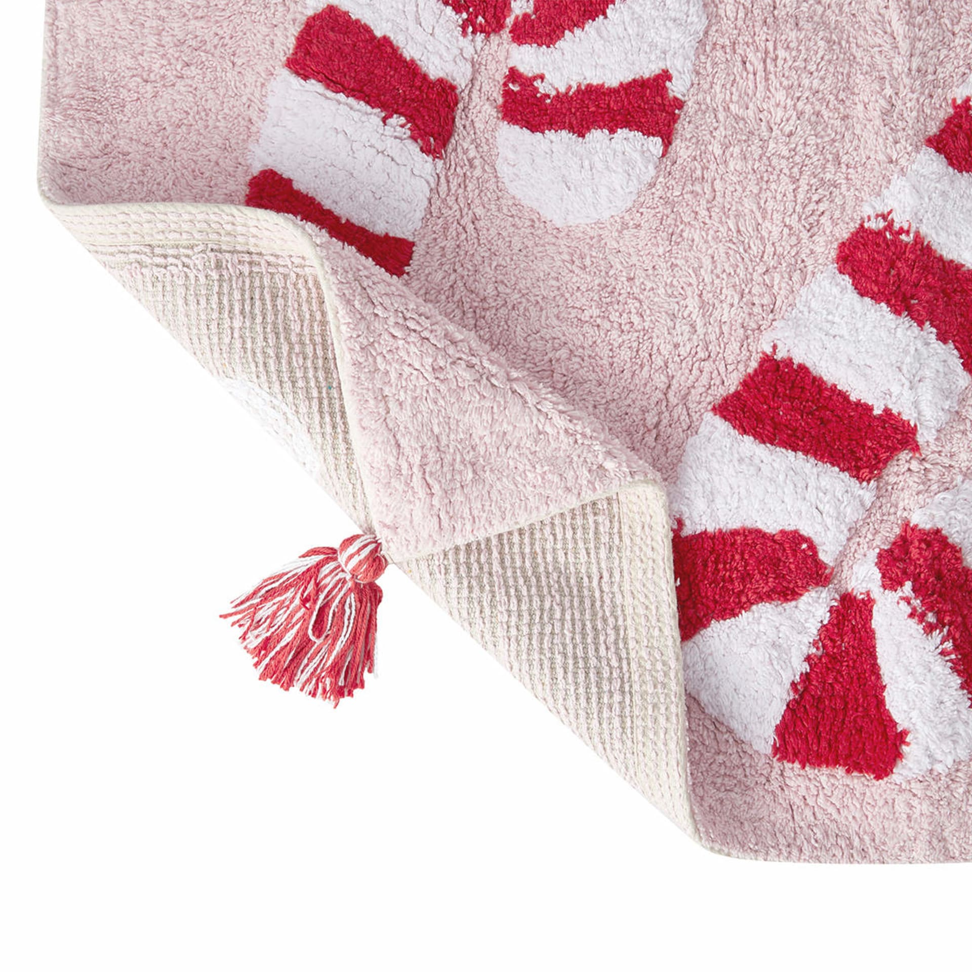 Candy Cane Bath Mat Pink Kmart