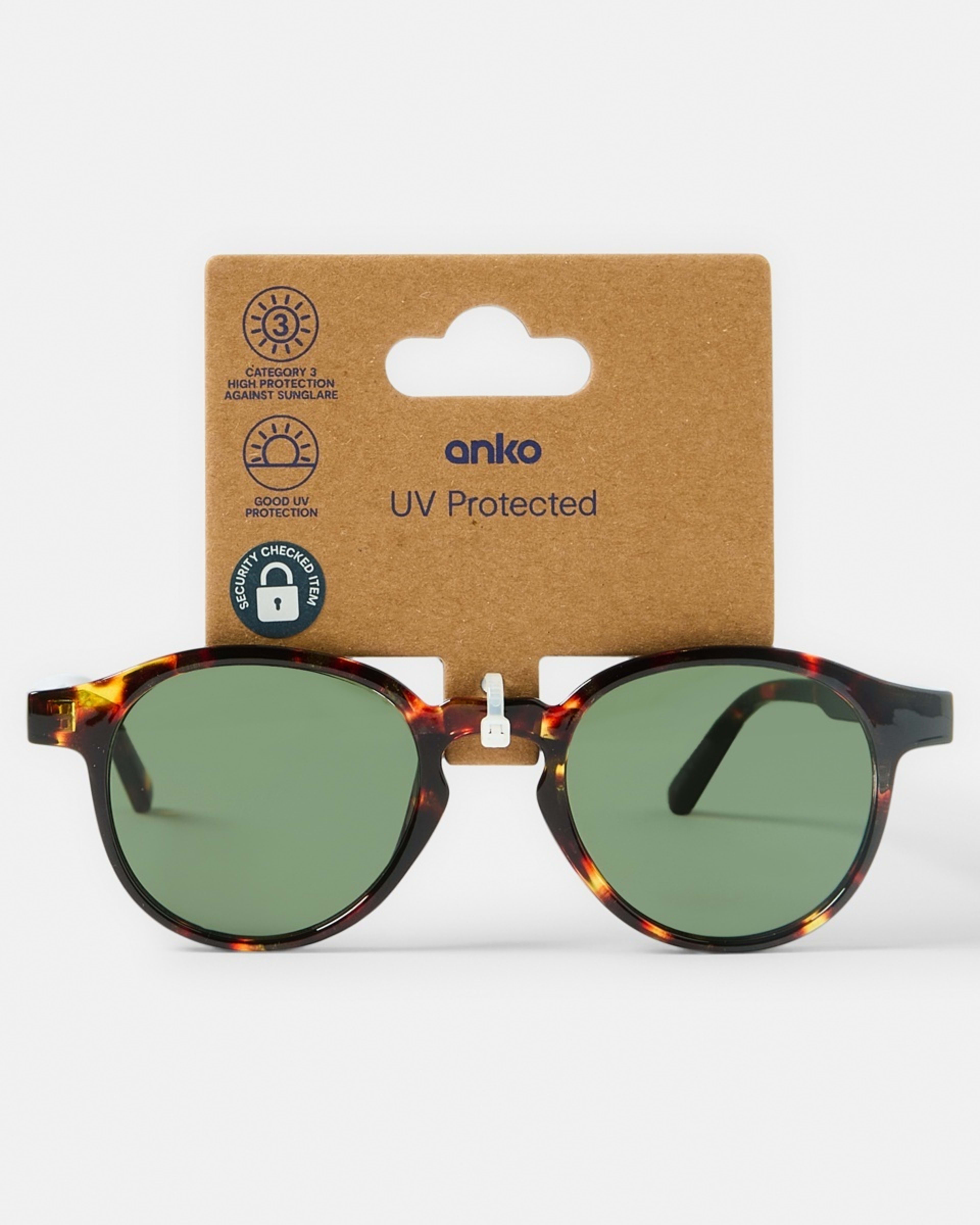 6 Clear Frame Sunglasses BROWN, 6 of 6