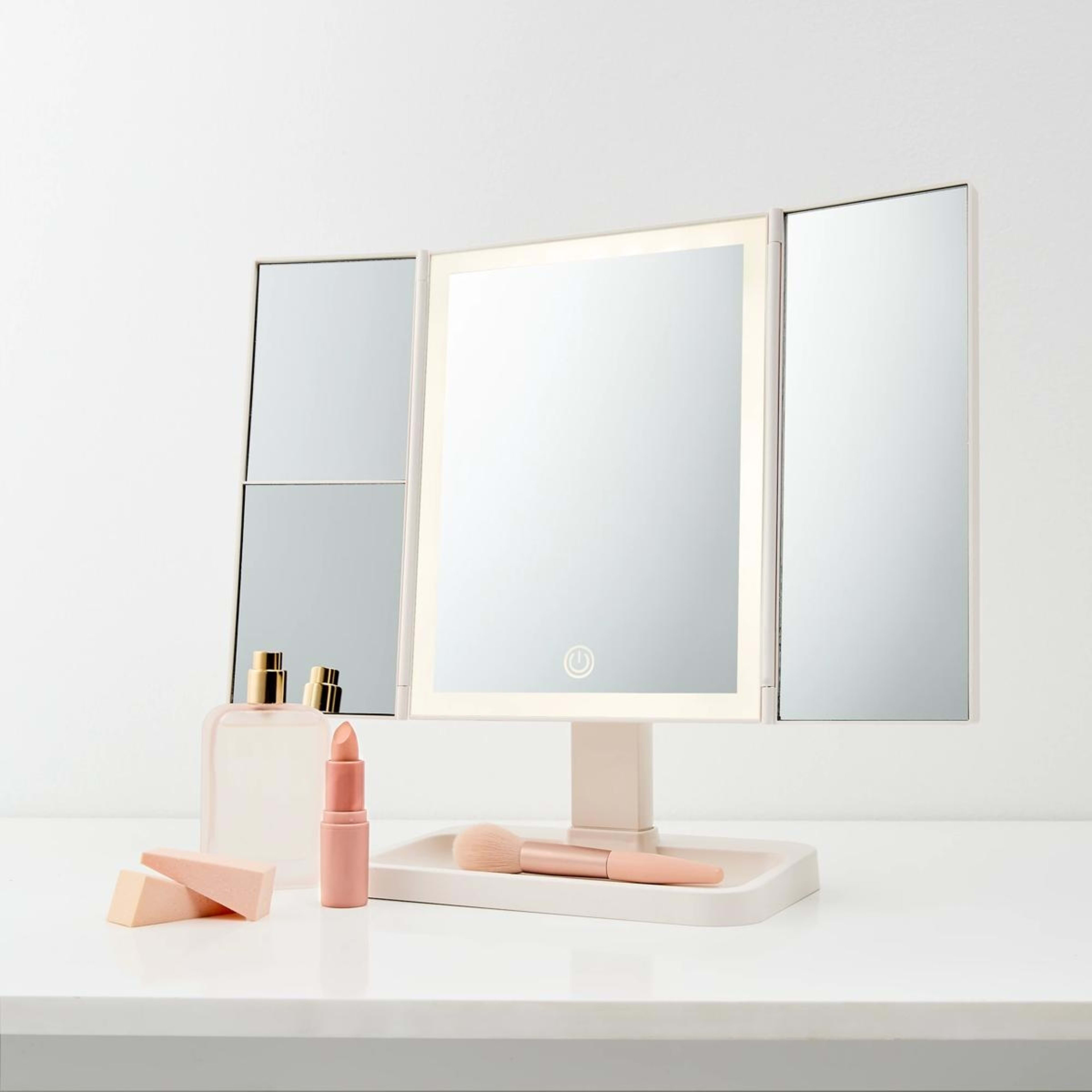 2 Trifold LED Mirror, 2 of 10