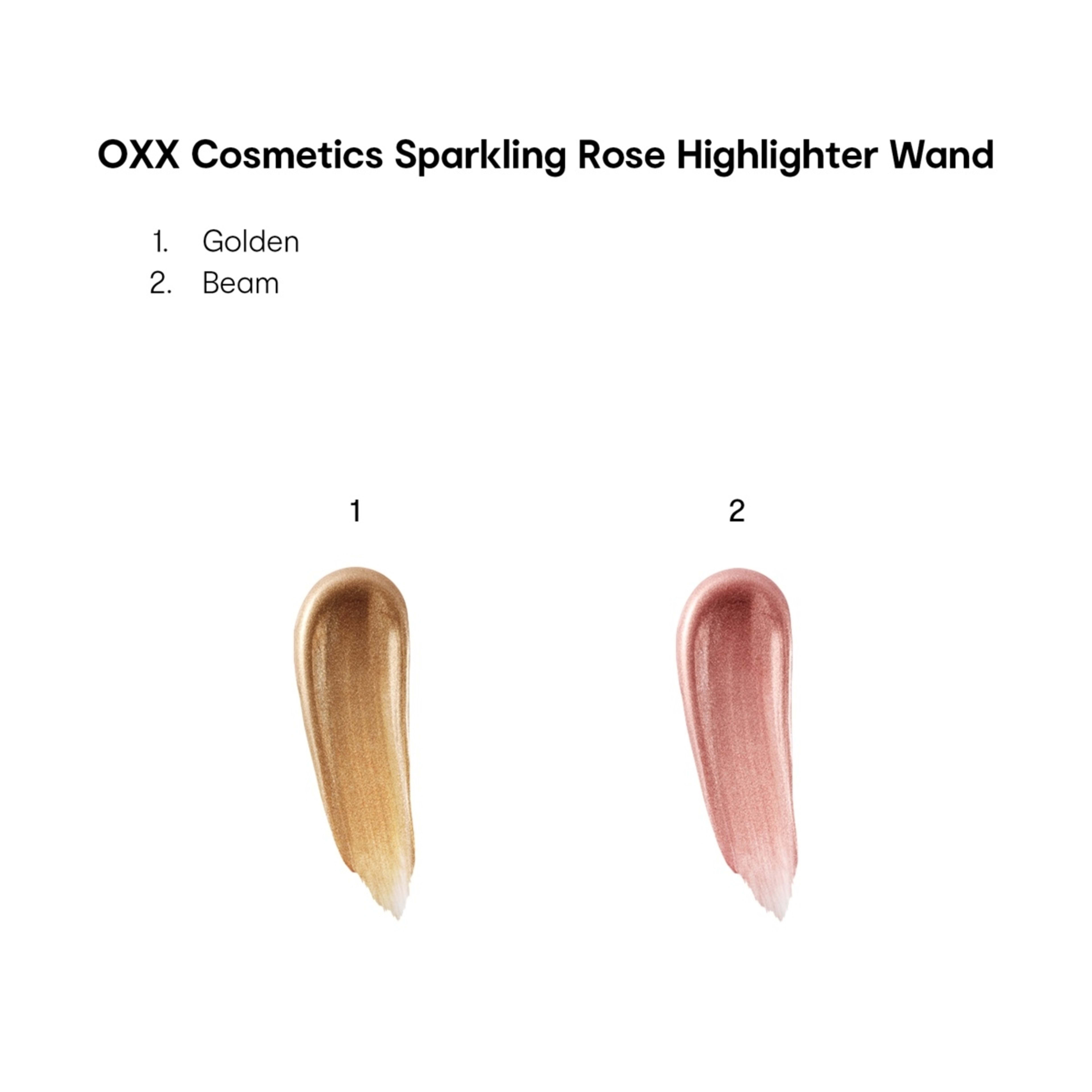 5 OXX Cosmetics Sparkling Rose Highlighter Wand - Beam, 5 of 9