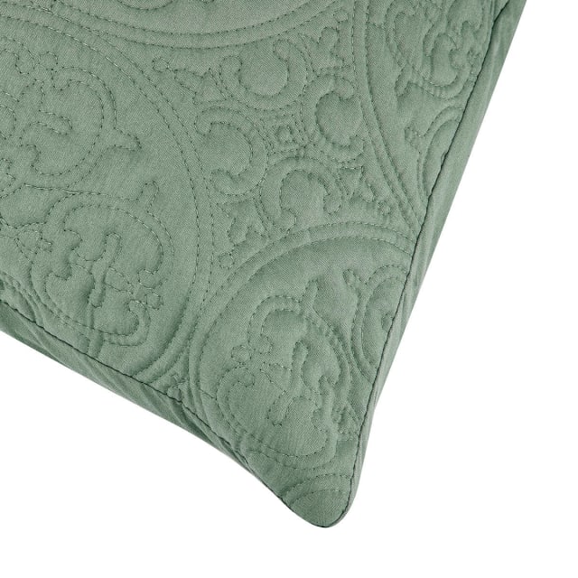 Aria Standard Pillowcase Sage Kmart