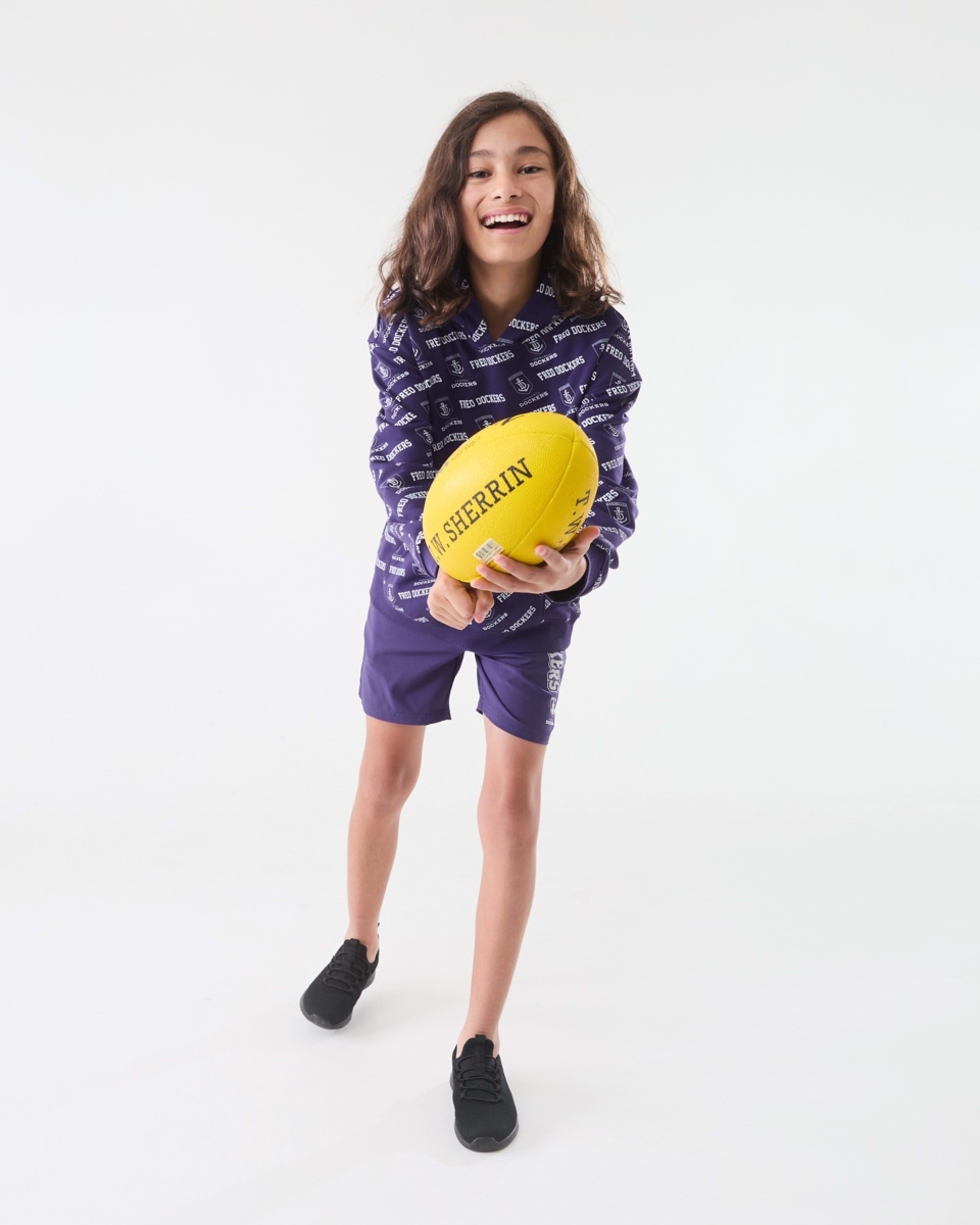 2 Official AFL Kids All Over Print Hoodie Fremantle, 2 of 10