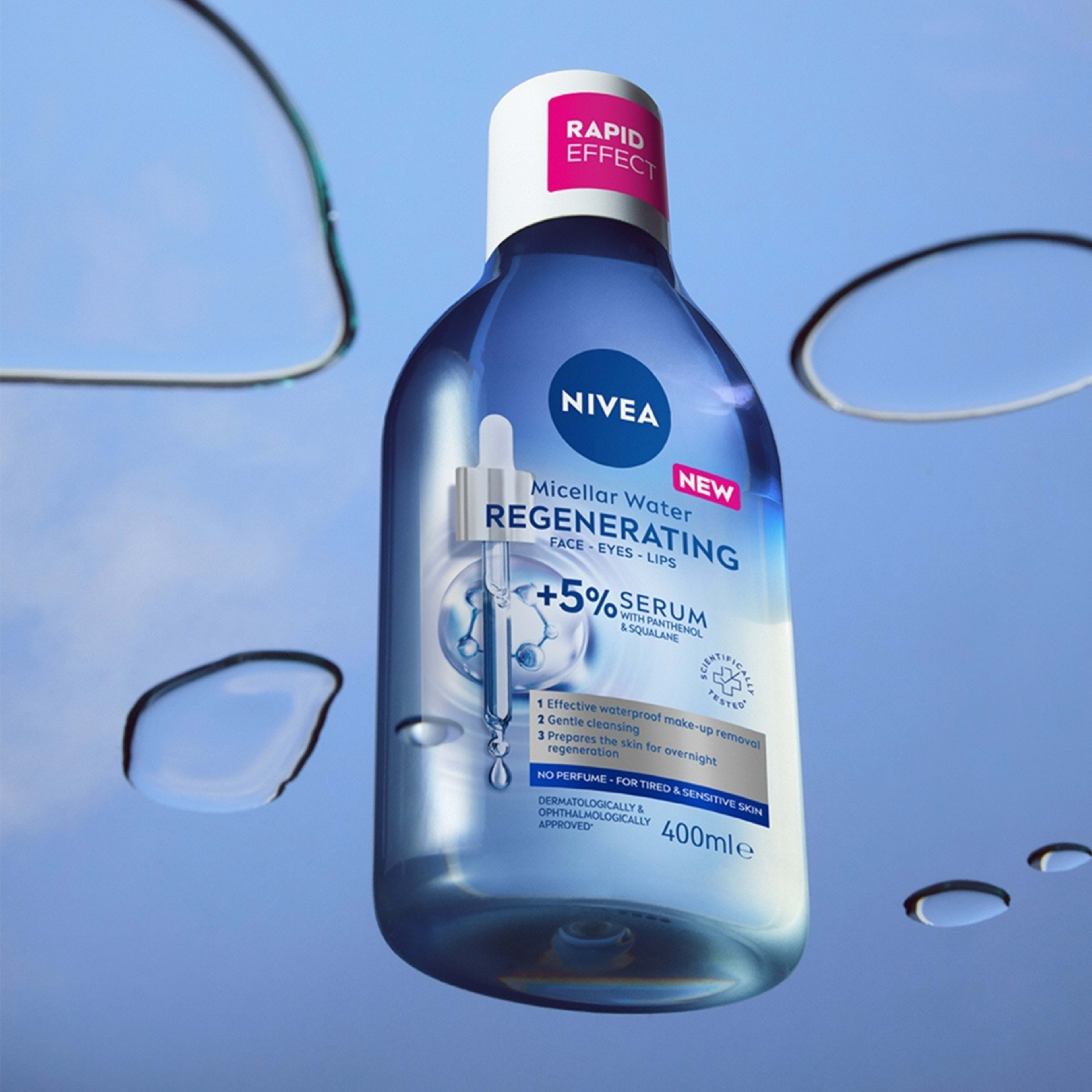 7 Nivea Regenerating Micellar Water 400ml - 5% Serum with Panthenol and Squalane, 7 of 8