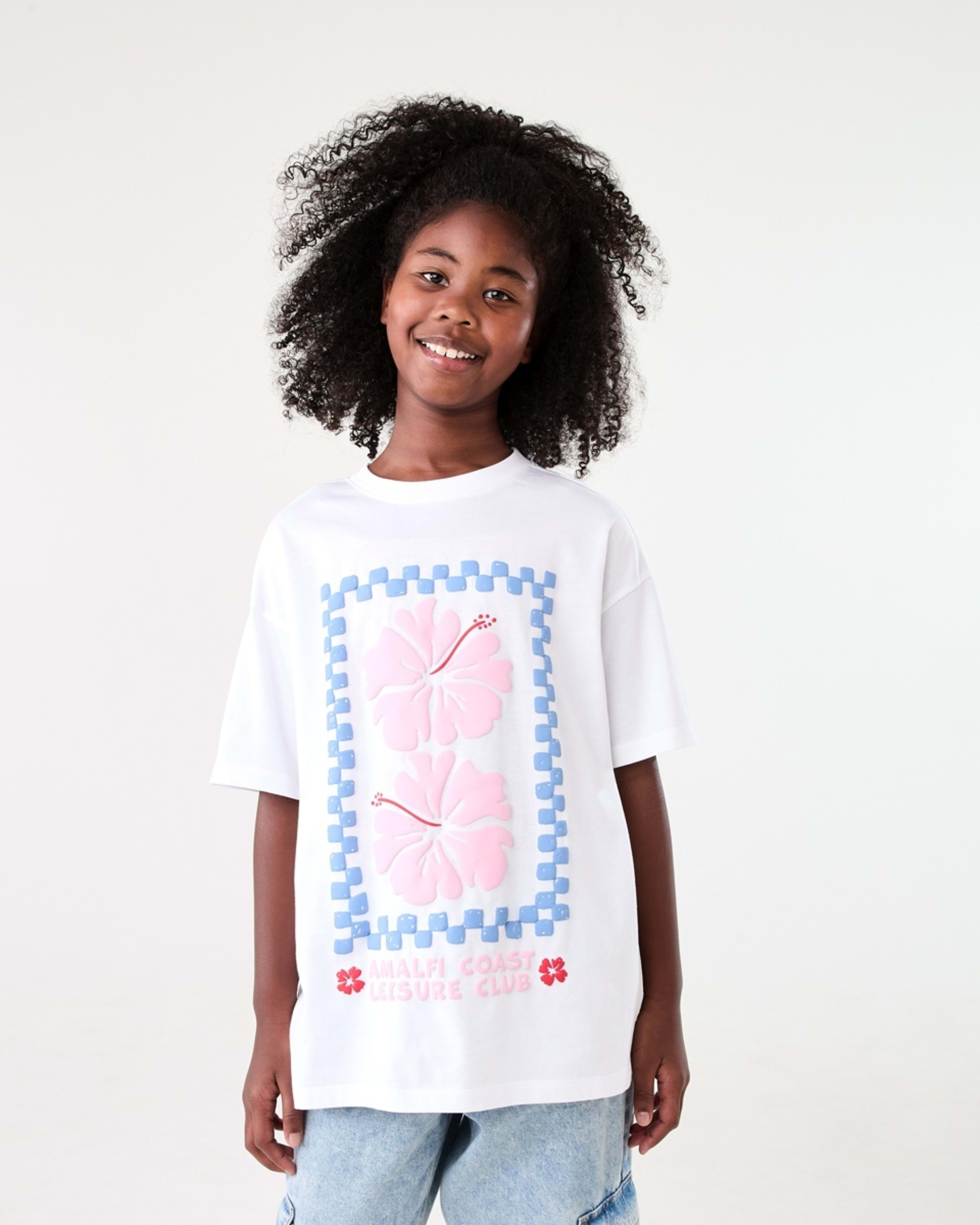1 Oversized T-shirt WHITE AMALFI COAST