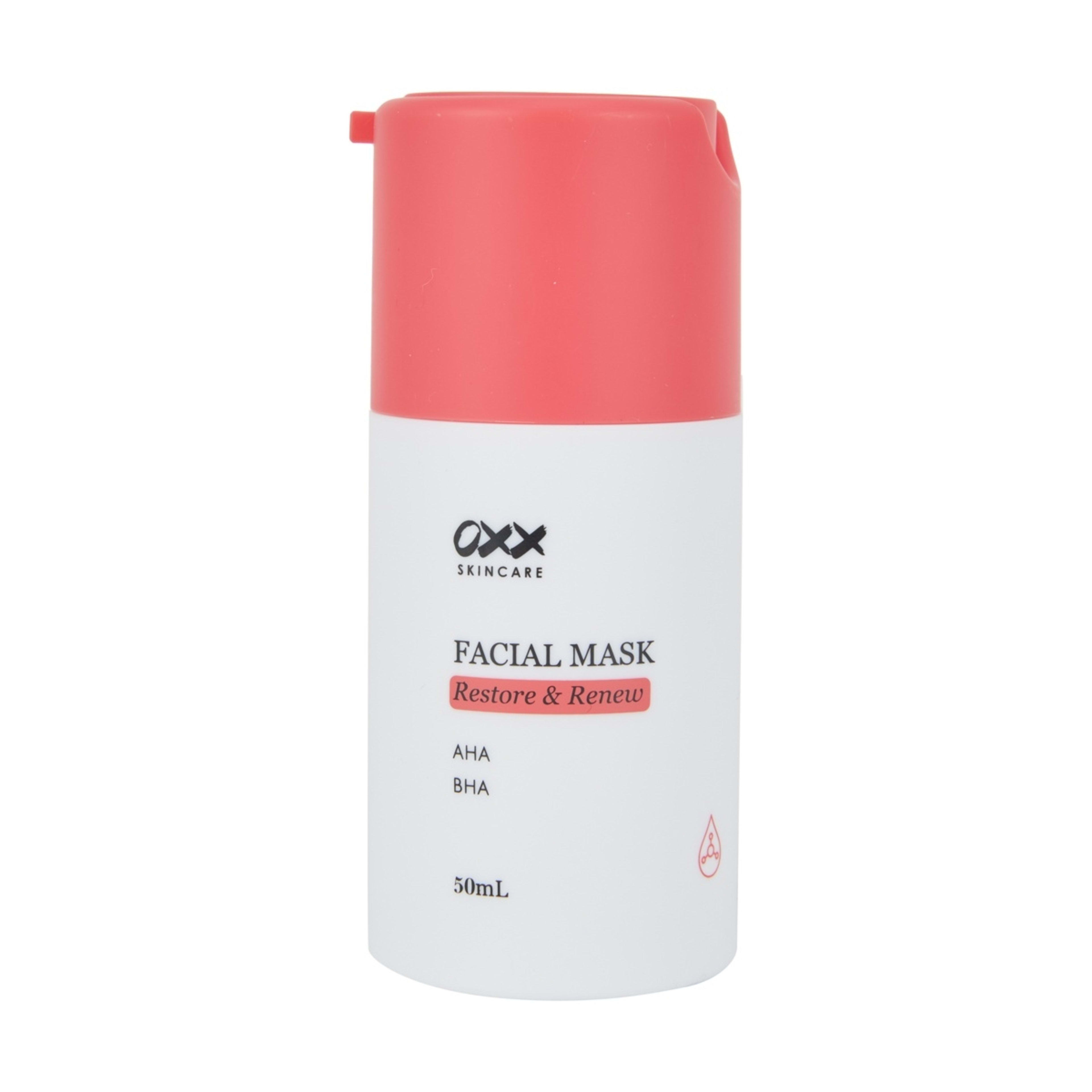 1 OXX Skincare Restore & Renew Facial Mask 50ml - AHA & BHA, 1 of 4