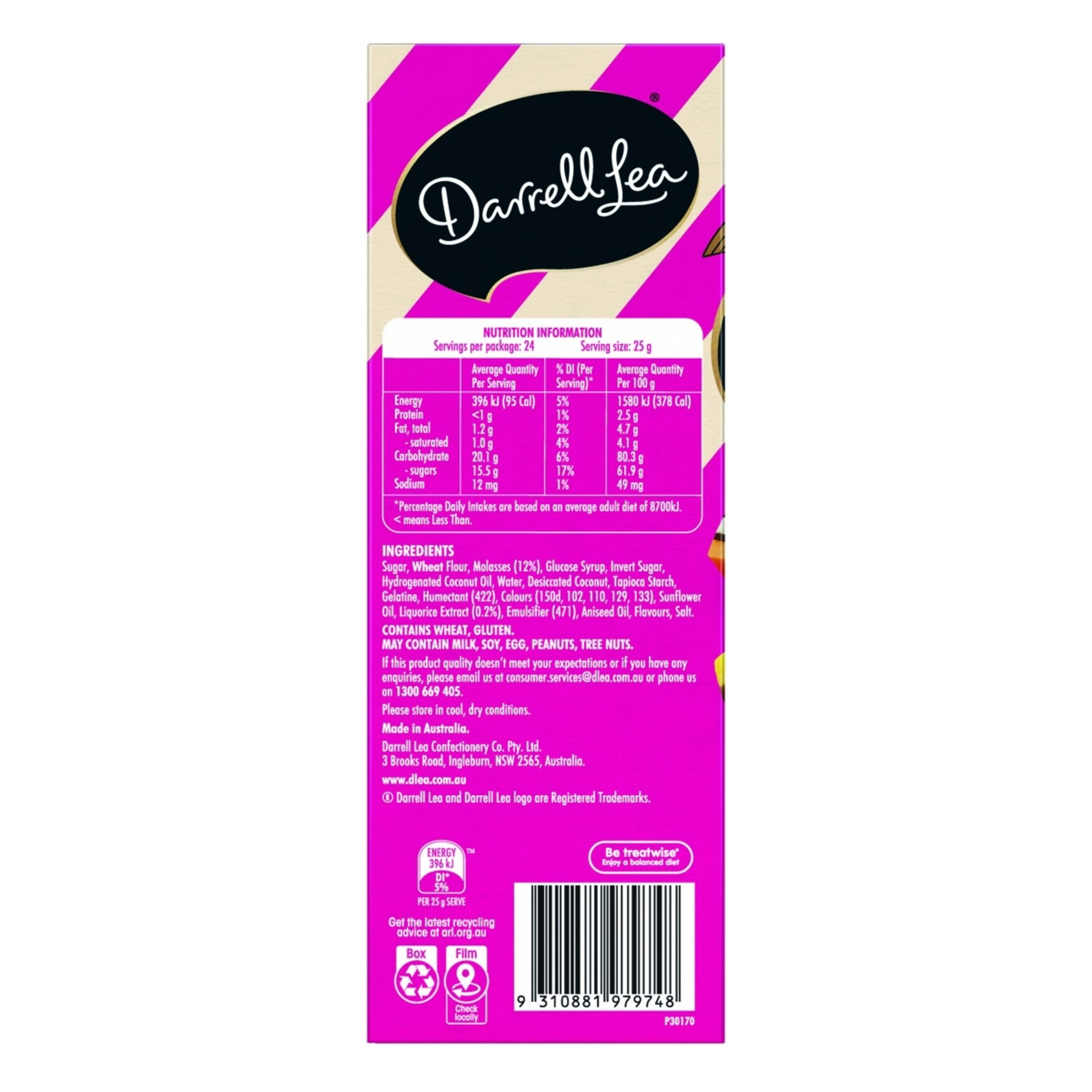 2 Darrell Lea Allsorts Gift Box 600g, 2 of 2