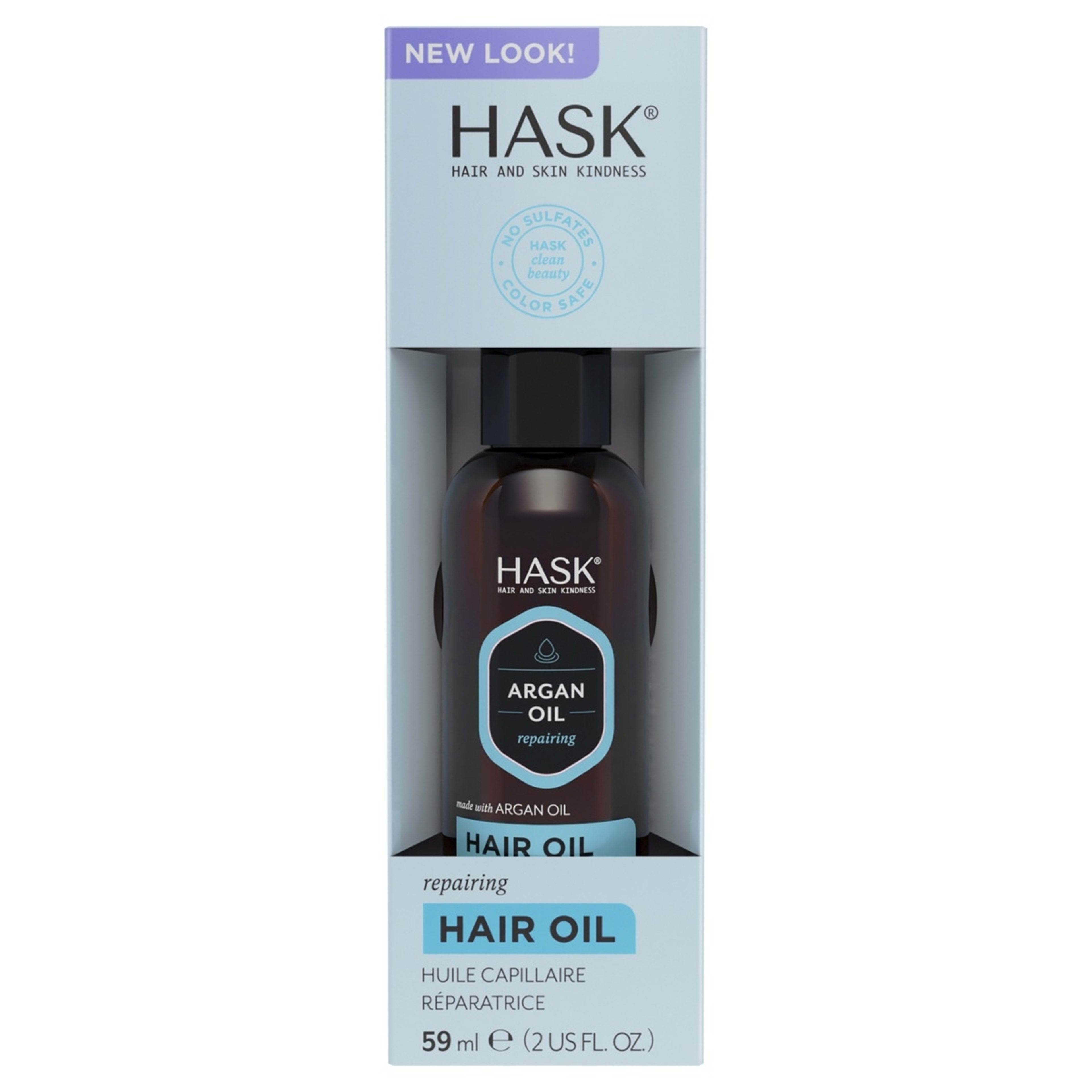 1 HASK Argan Oil from Morocco Repairing Shine Hair Oil 59ml, 1 of 10