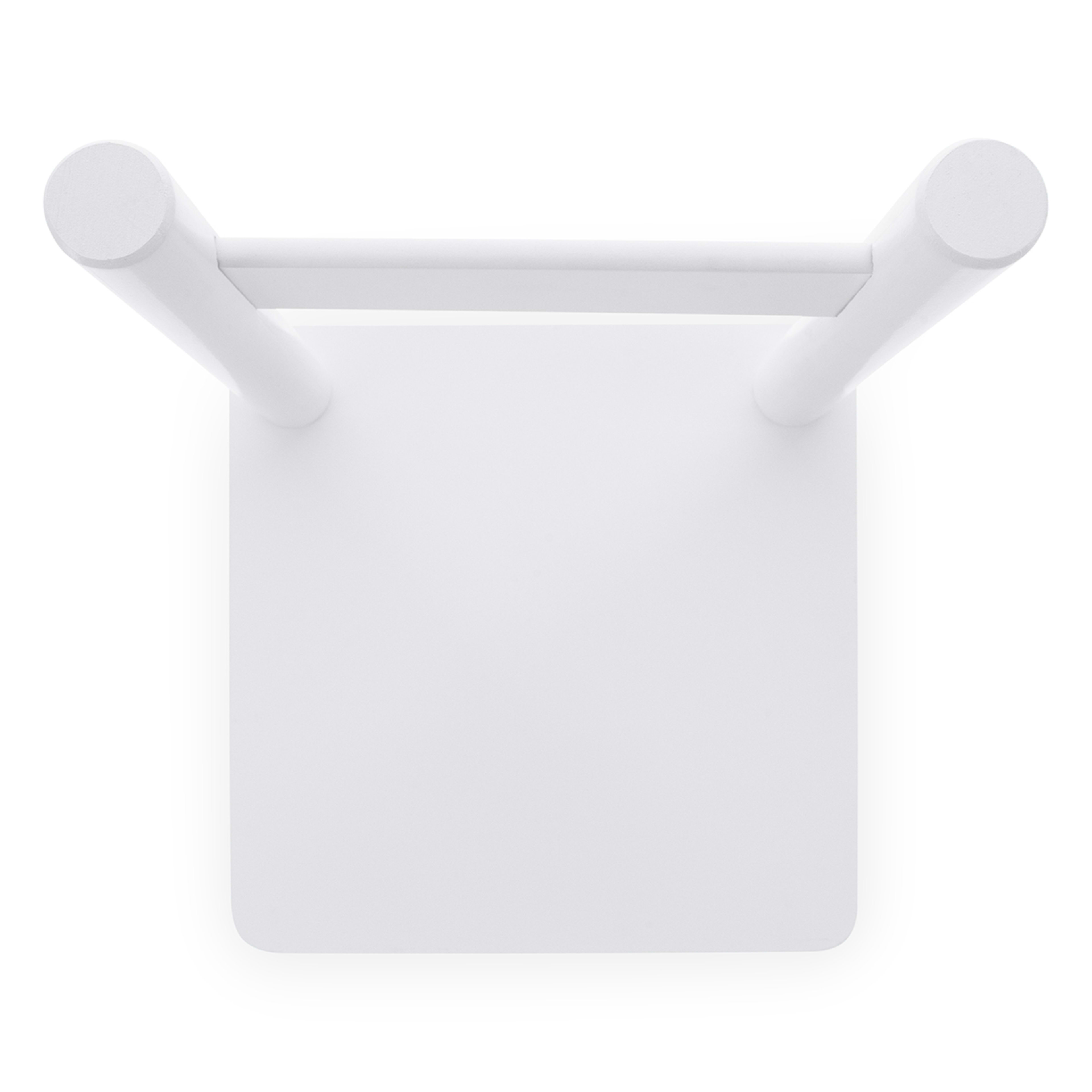 7 3 Piece Table and Chair Set - White, 7 of 10