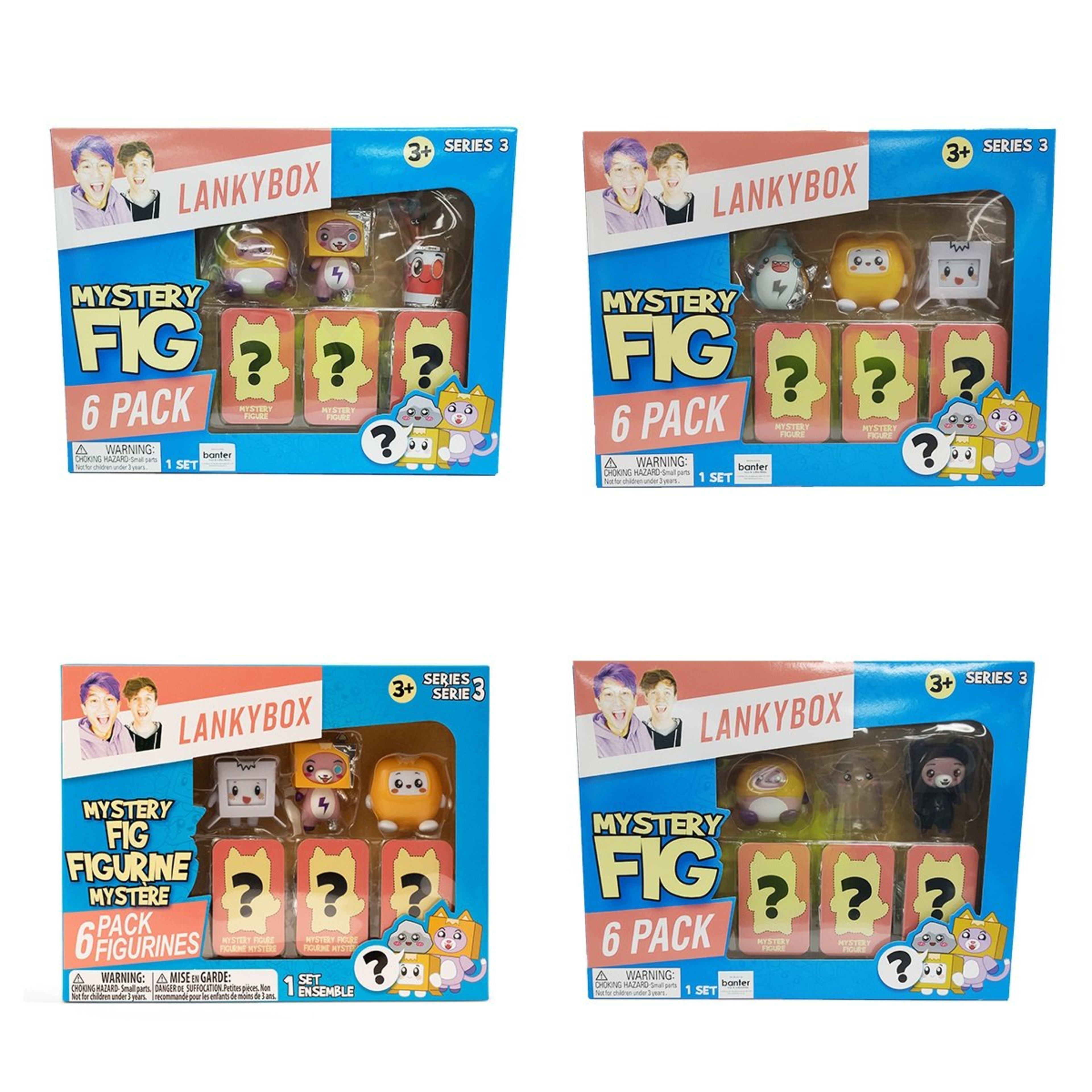 1 6 Pack LankyBox Mystery Figure Collectible Mini Figures - Assorted