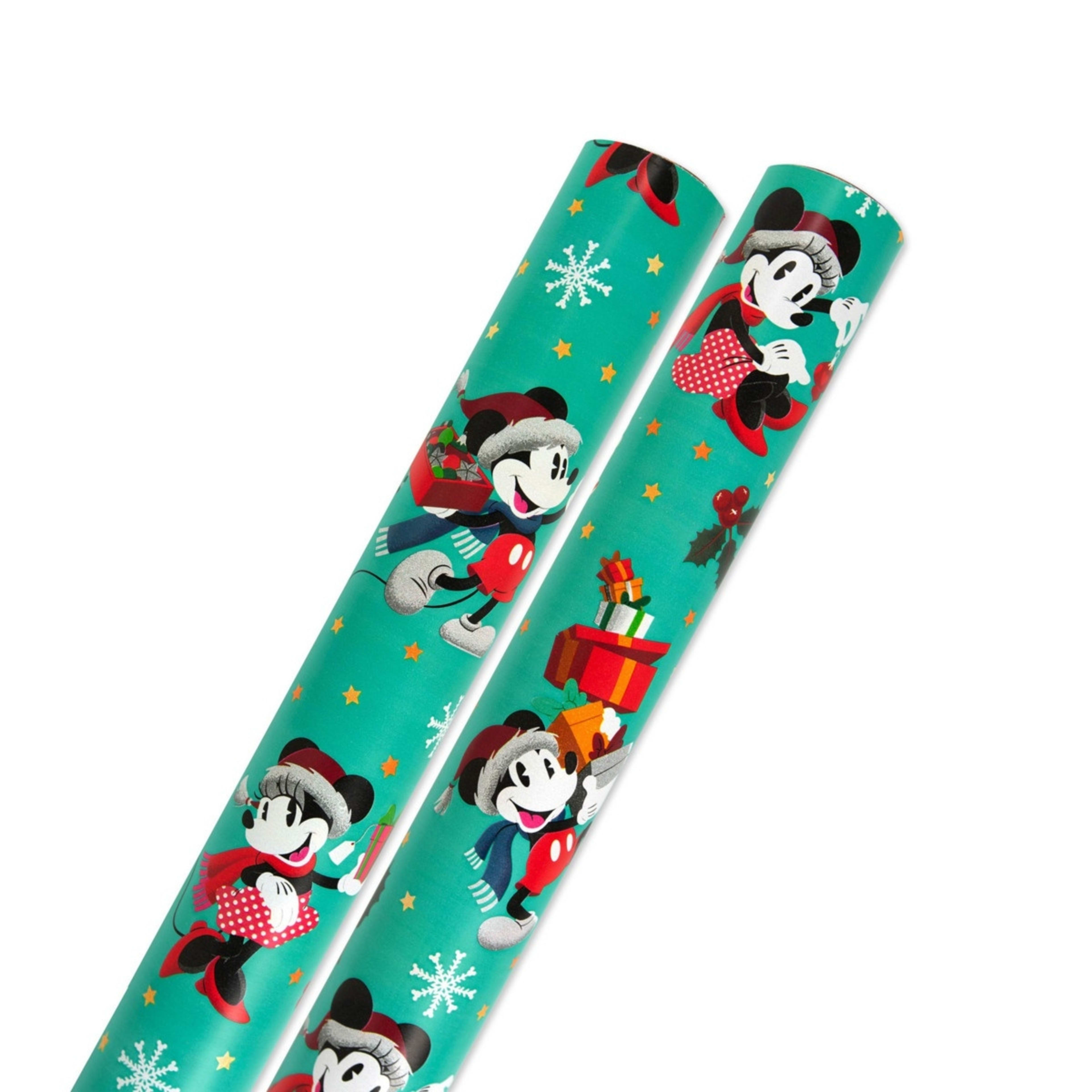 Hallmark Christmas Wrapping Paper Mickey Mouse Kmart