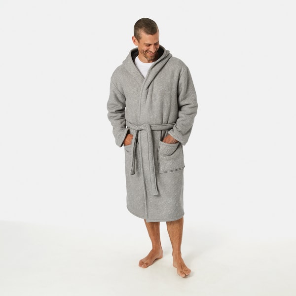 hooded bathrobe 3 ice grey 一流の品質 12474円