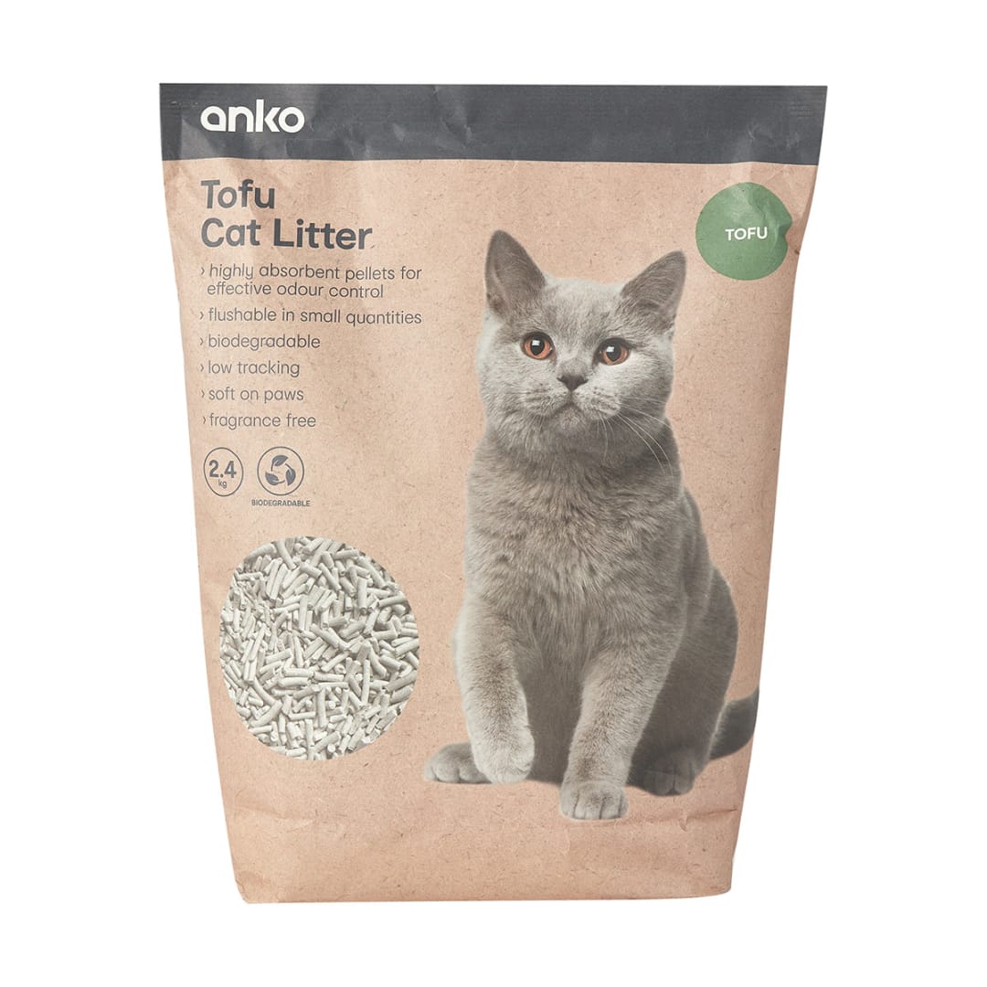 Cat Litter Tofu 2.4kg Kmart