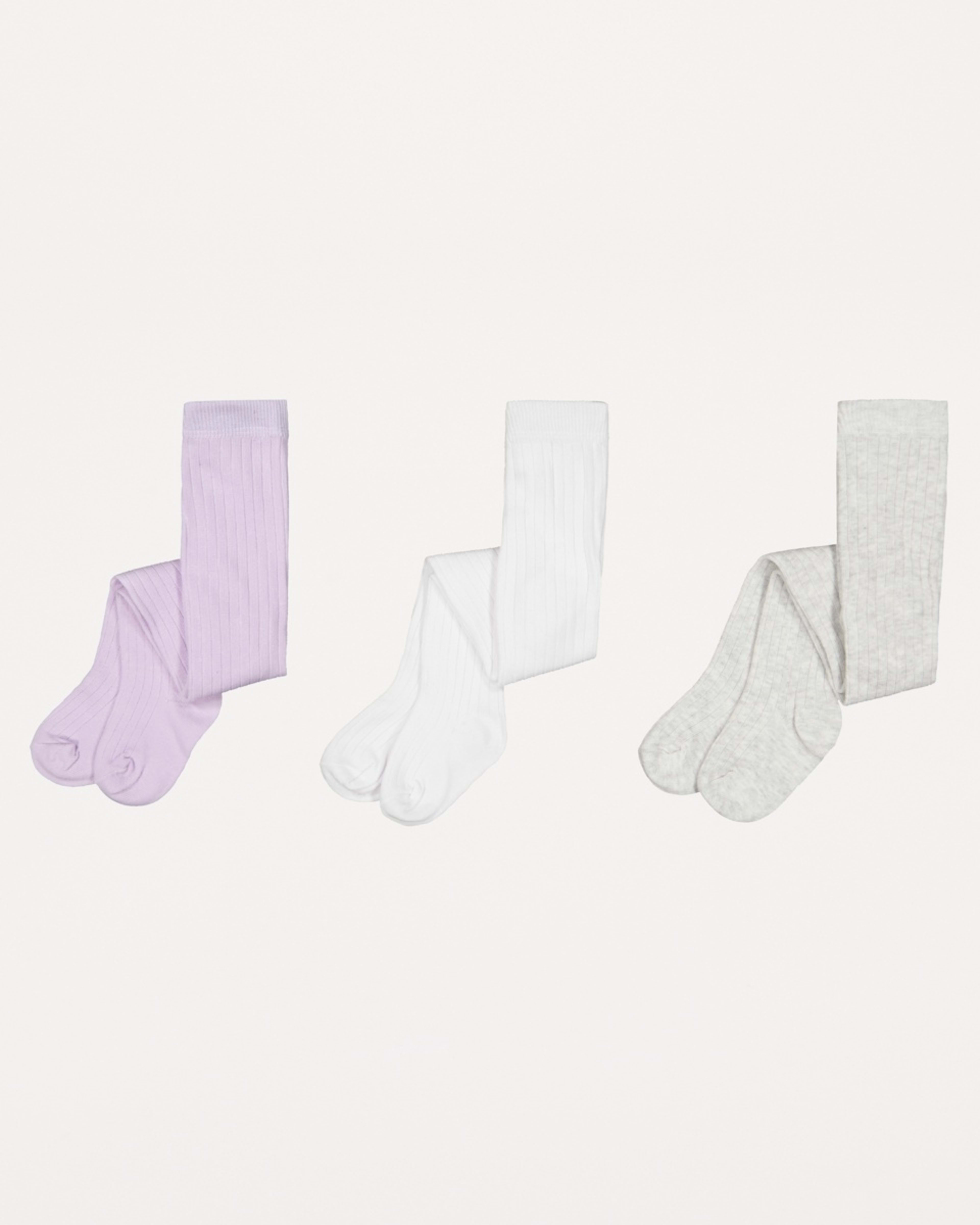 1 3 Pack Rib Tights Pur Rib, 1 of 3