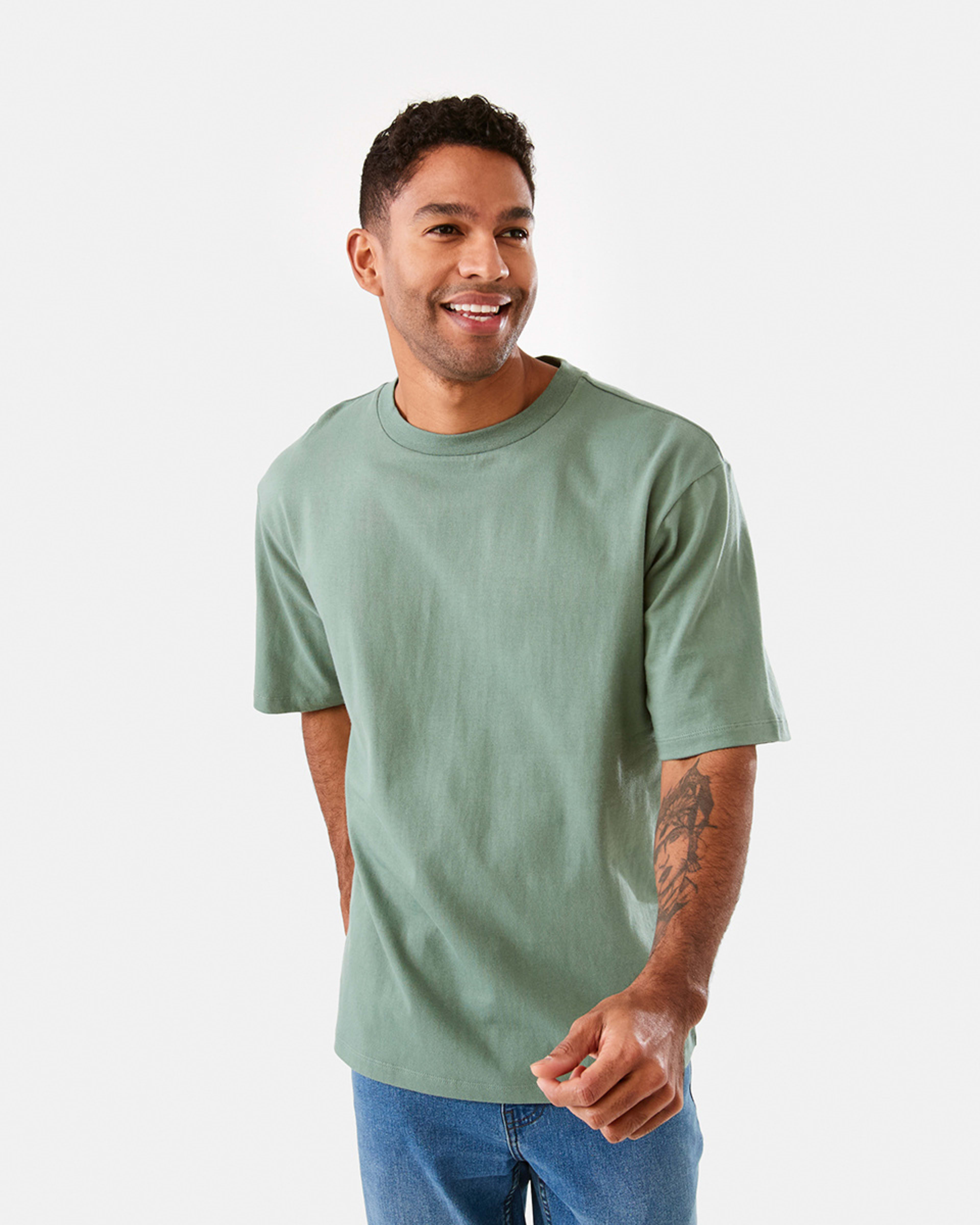1 Oversized Heavyweight T-shirt Laurel Wreath