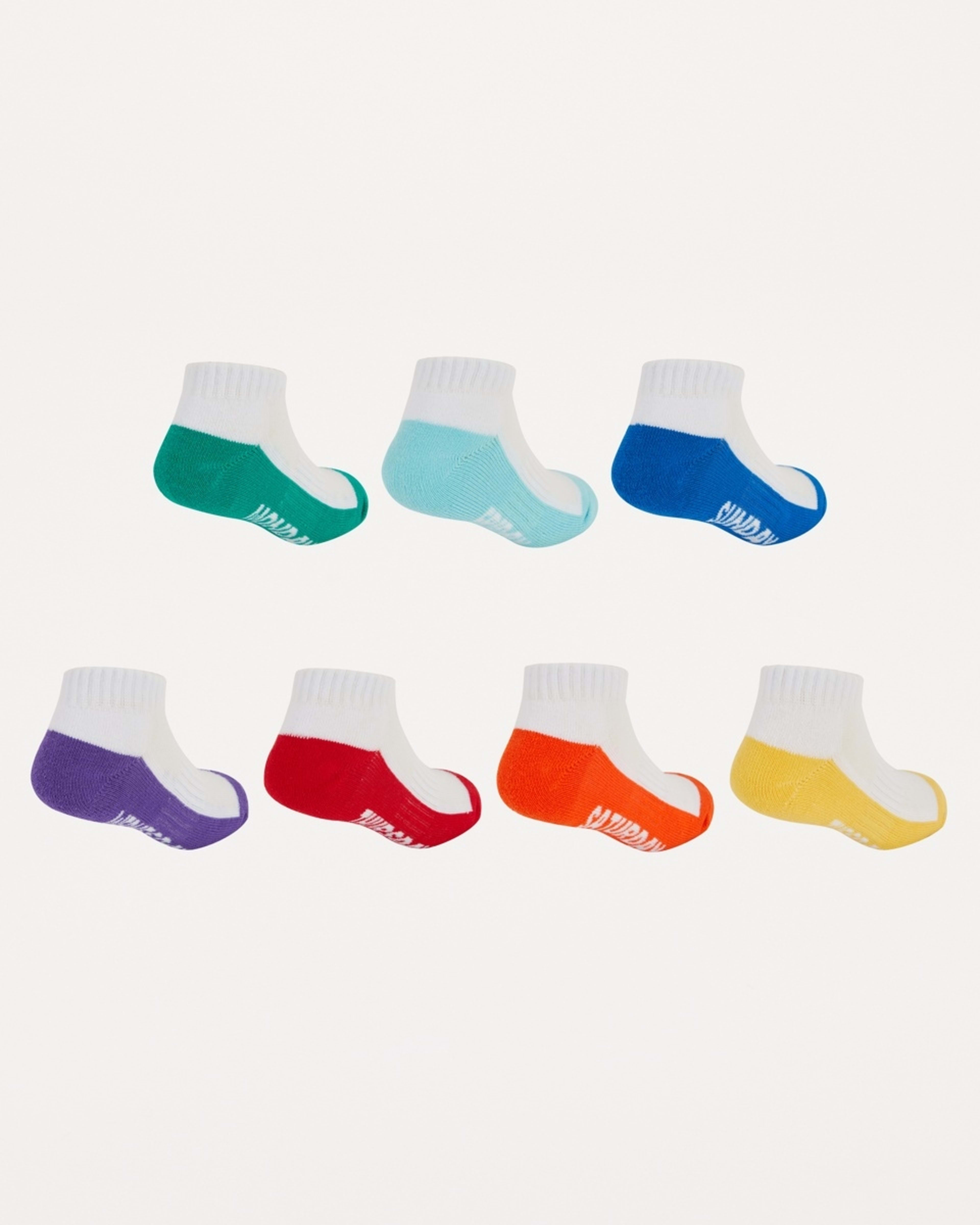 2 7 Pack Active Kids Days of the Week Low Cut Socks DAYS OF THE WEEK WHITE, 2 of 3