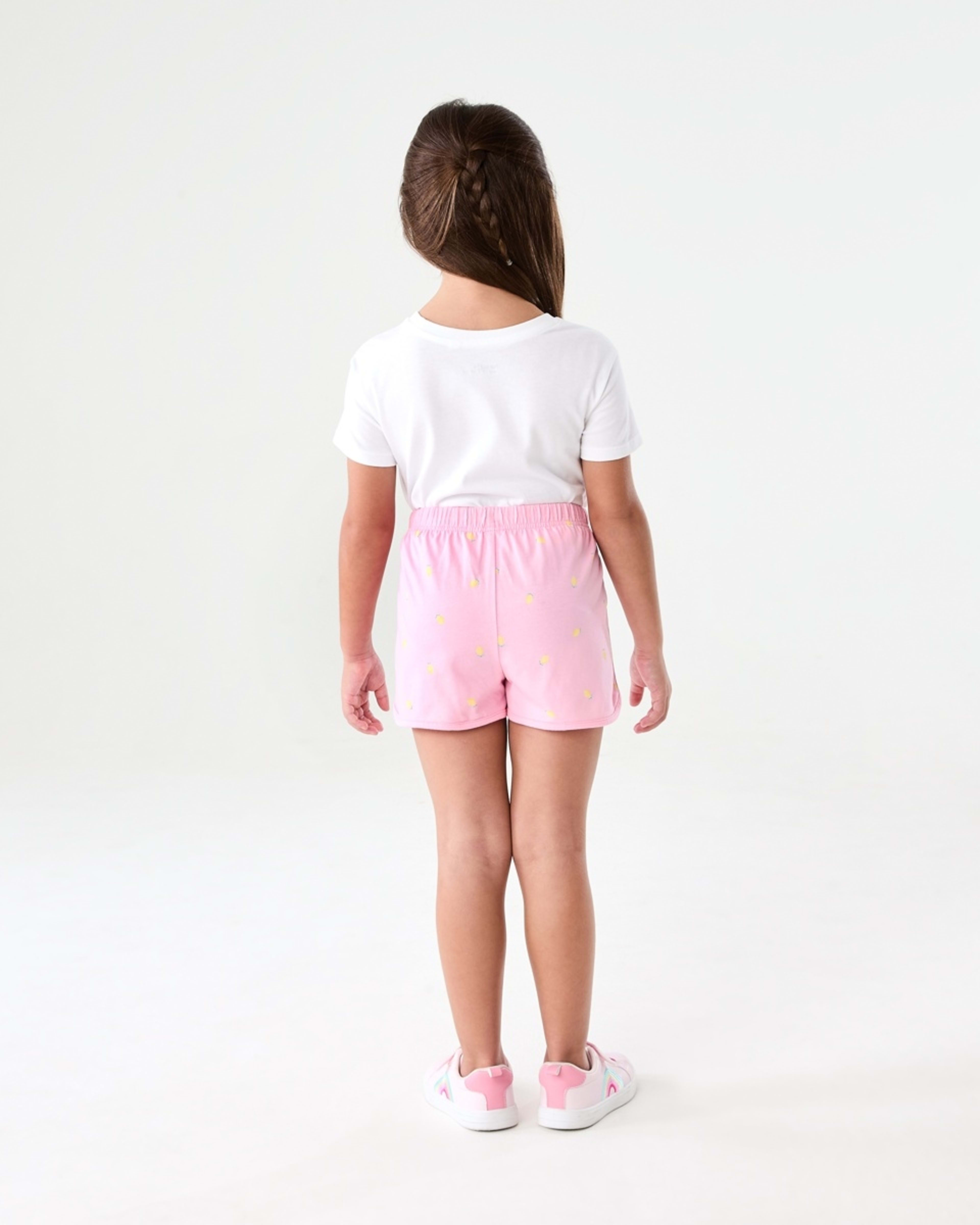 6 Print Jersey Shorts MINI CITRUS PRISMATIC PINK, 6 of 6