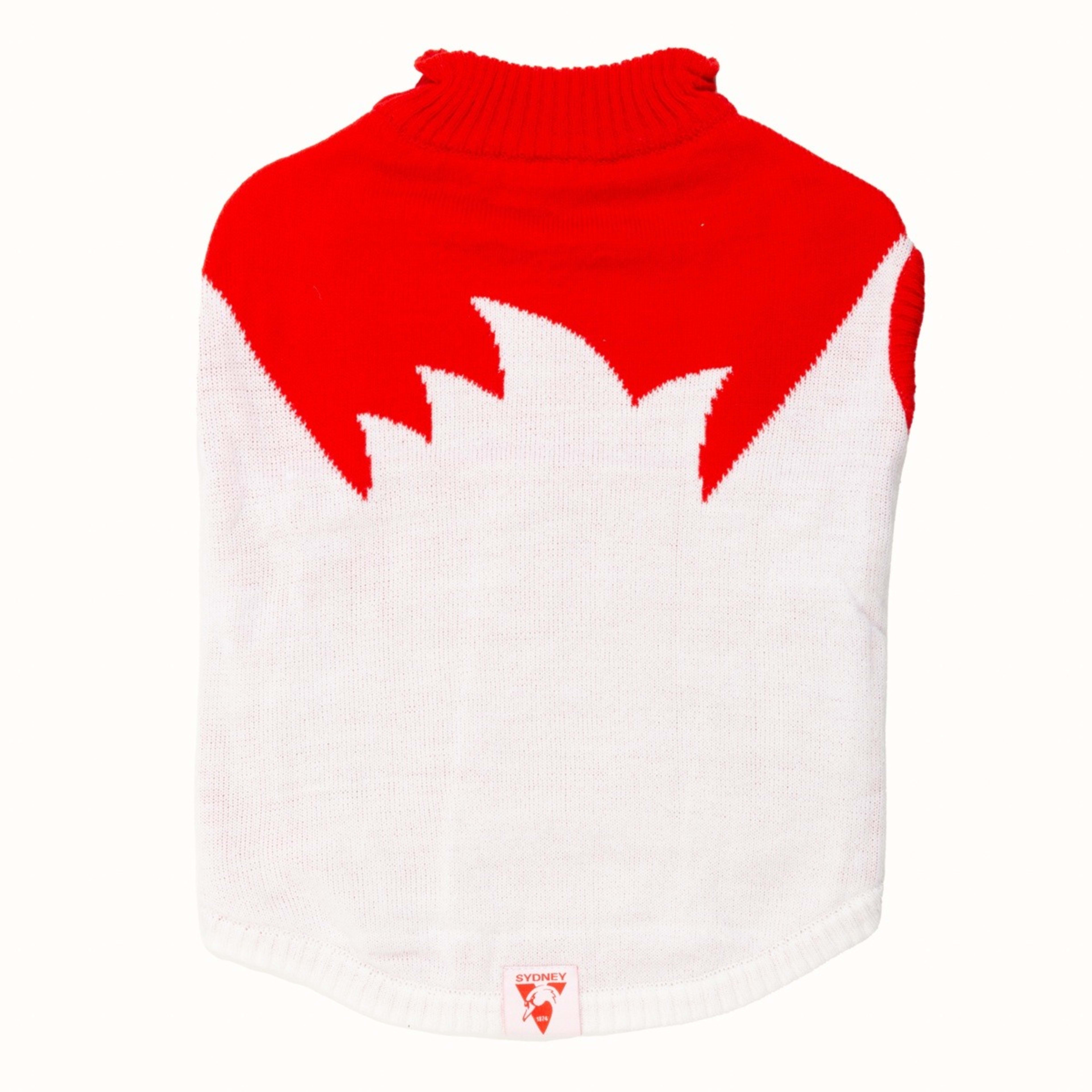 1 AFL Sydney Swans Pet Jumper - Large
