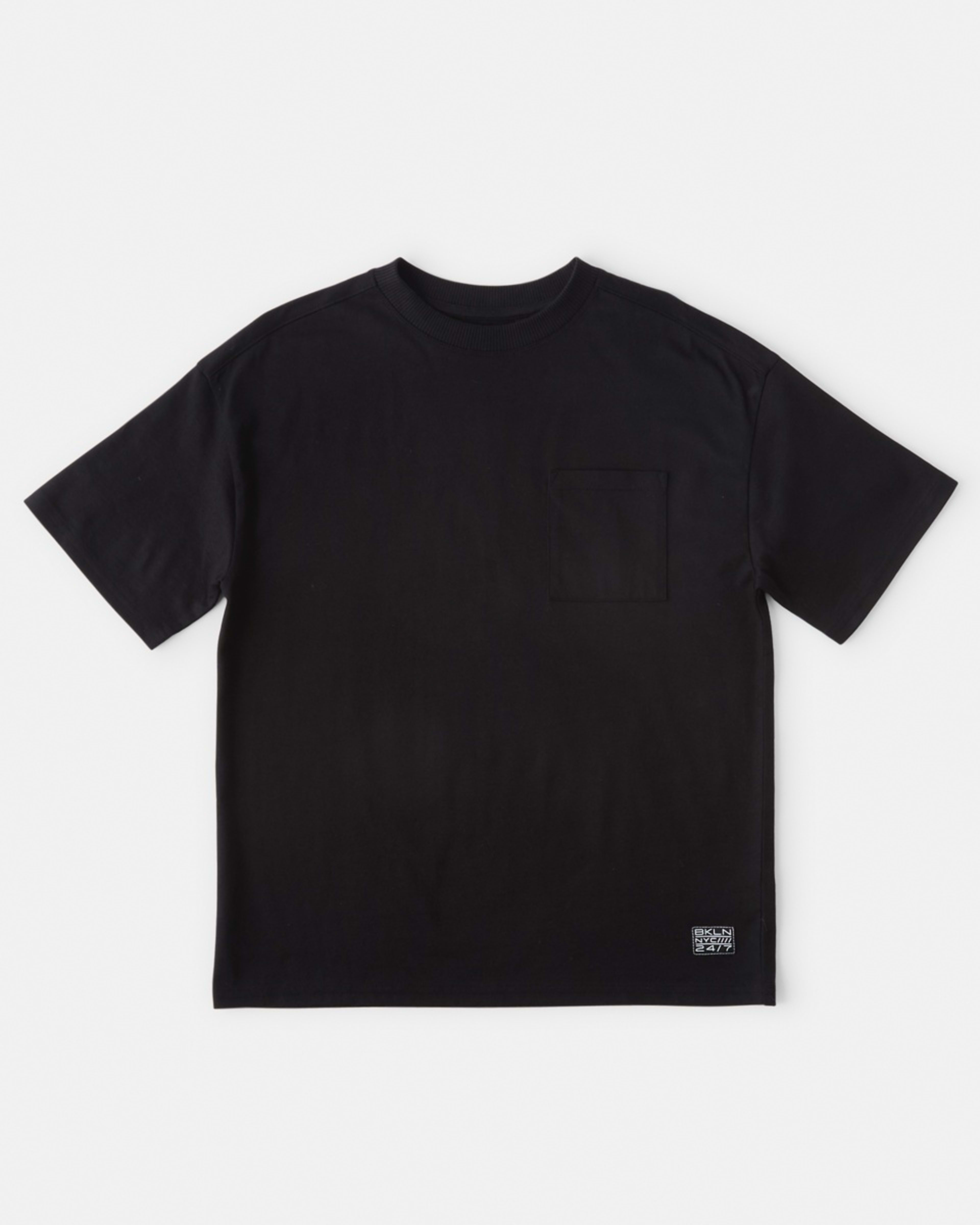 8 Short Sleeve Oversized T-shirt Black, 8 of 9