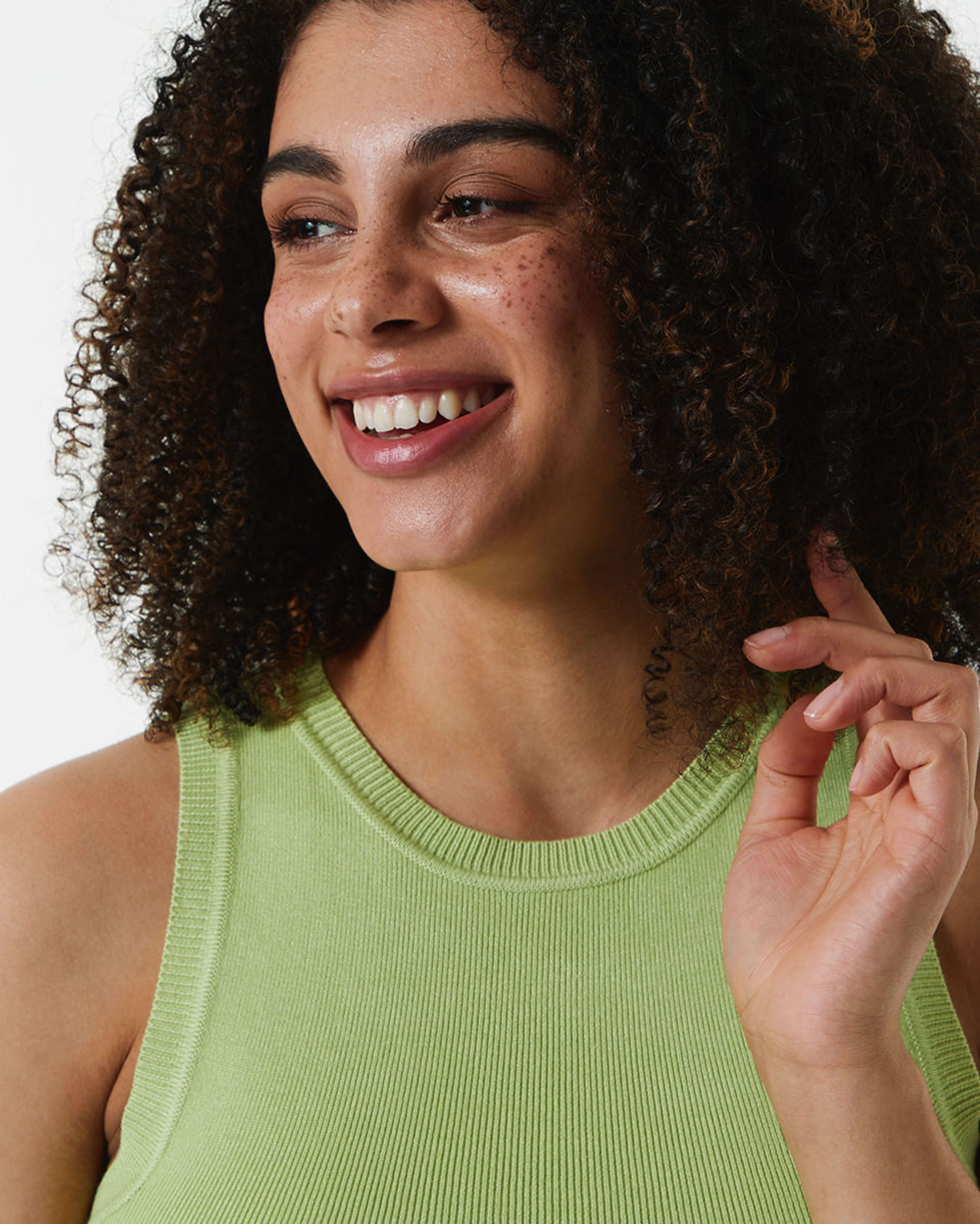 Sleeveless True Knit Crop Tank Top Kmart